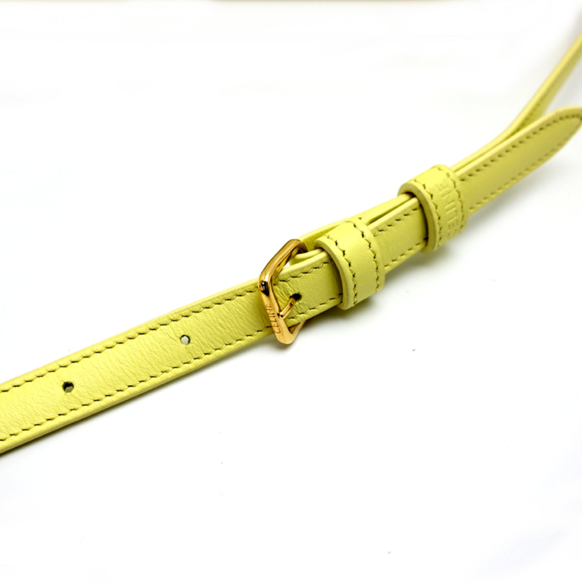 Celine Yellow Leather Shoulder Bag (Pre-Owned)