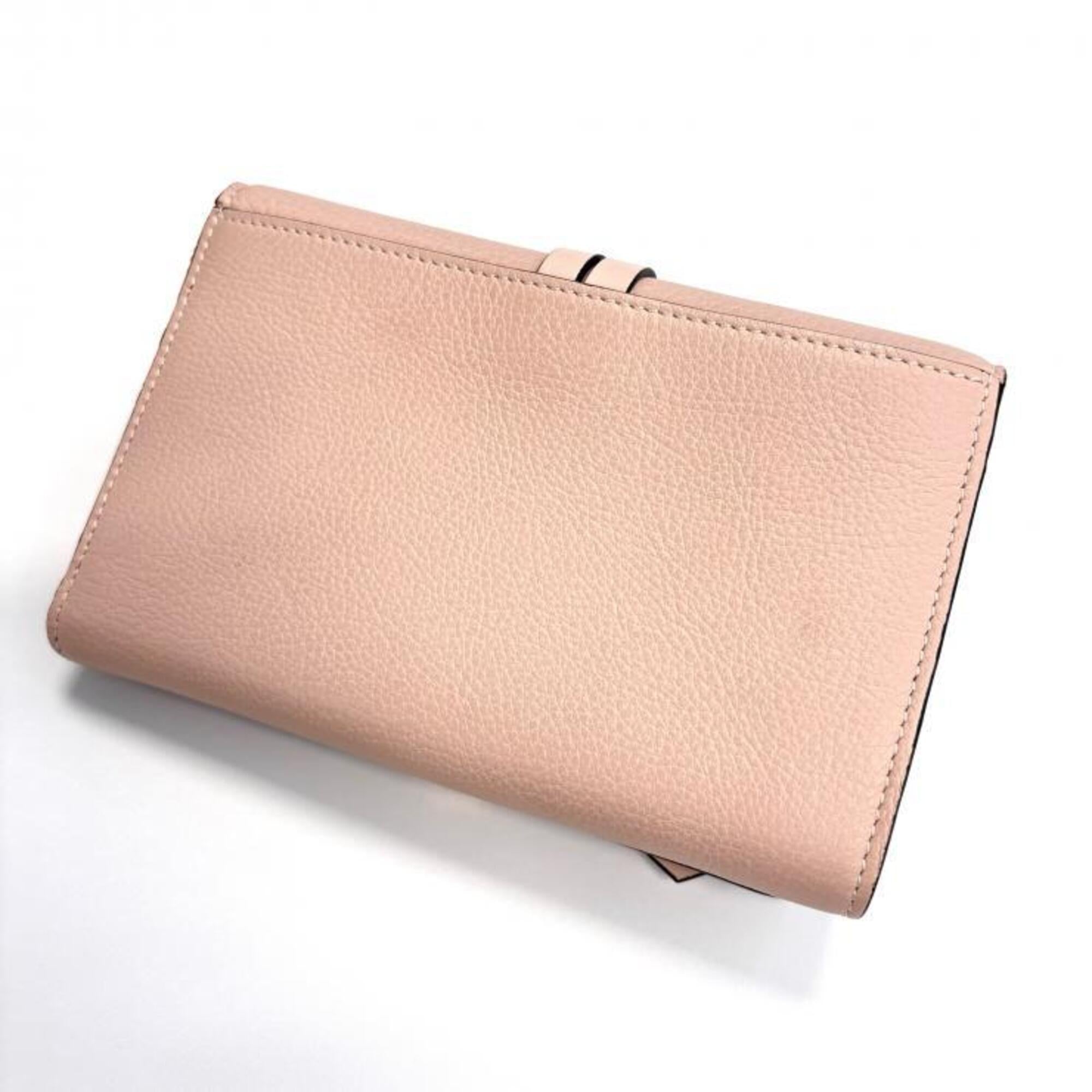 Chloé Beige Pink Wallet (Tri-Fold) (Pre-Owned)