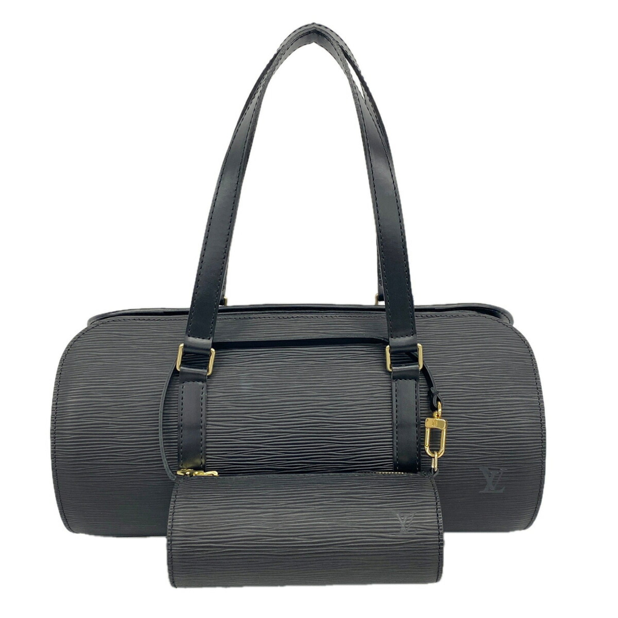Louis Vuitton Noir Handbag (Pre-Owned)