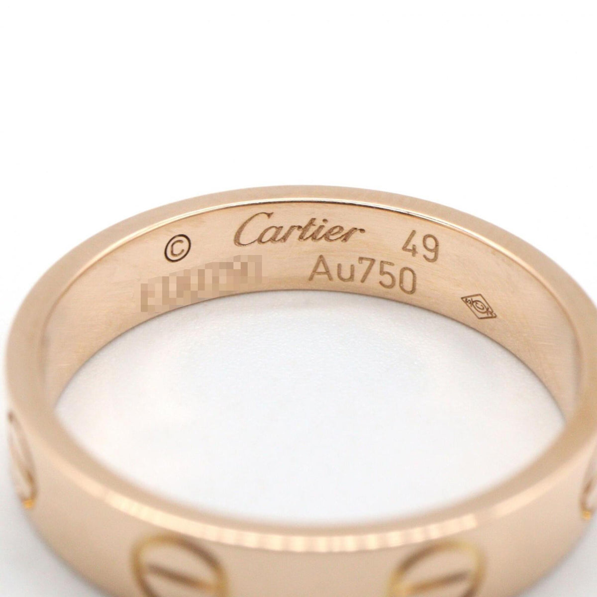 Cartier Gold Pink Gold (18K) Band Ring (Pre-Owned)
