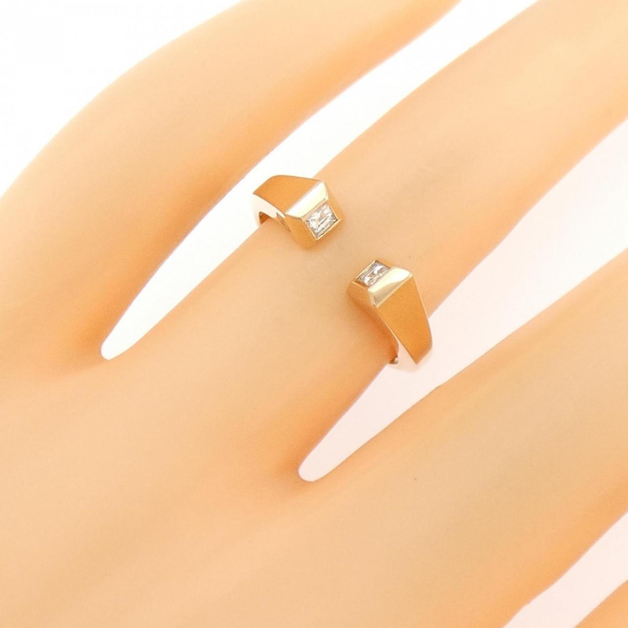 Hermes Pink Pink Gold (18K) Band Ring (Pre-Owned)
