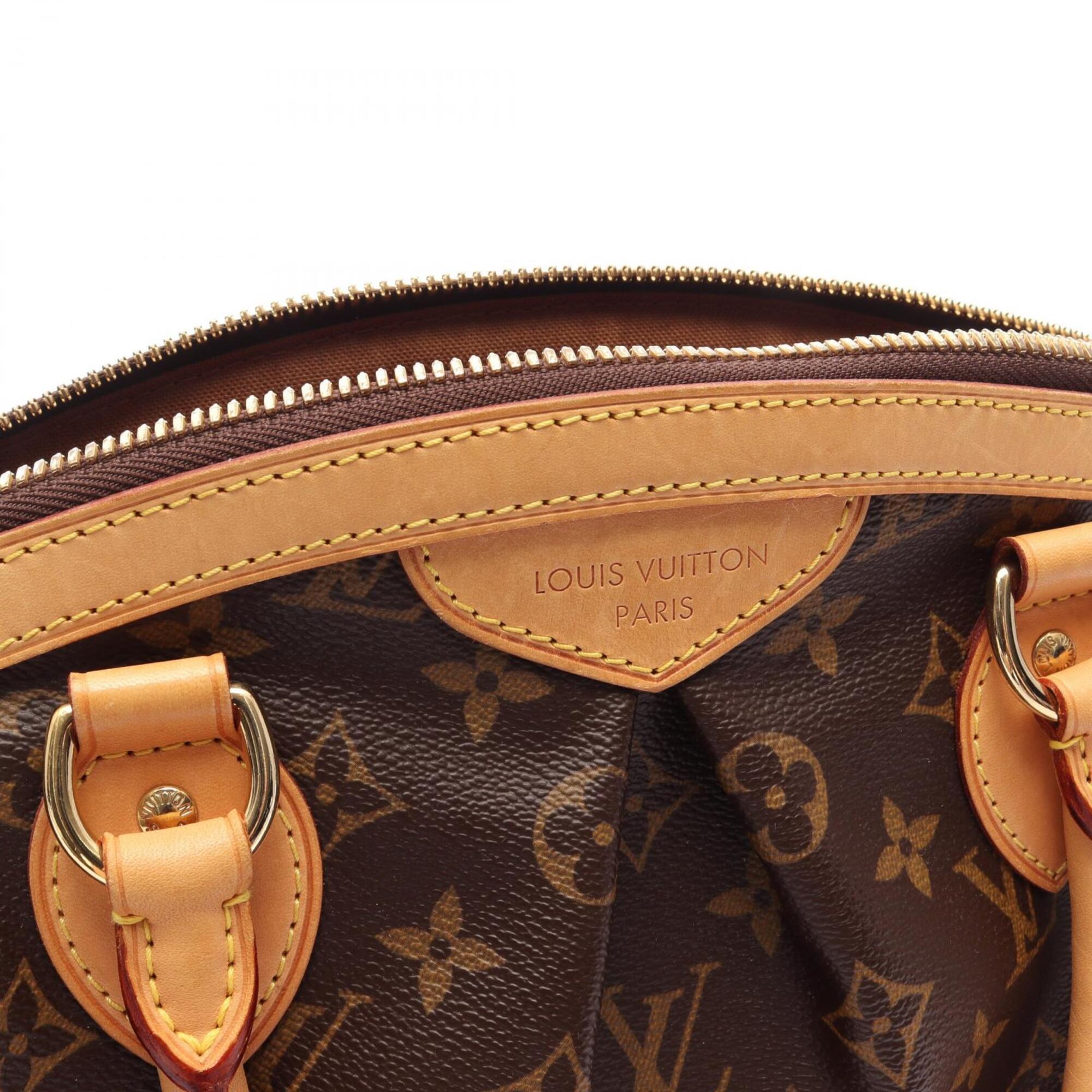 Louis Vuitton Brown Pvc Leather Handbag (Pre-Owned)