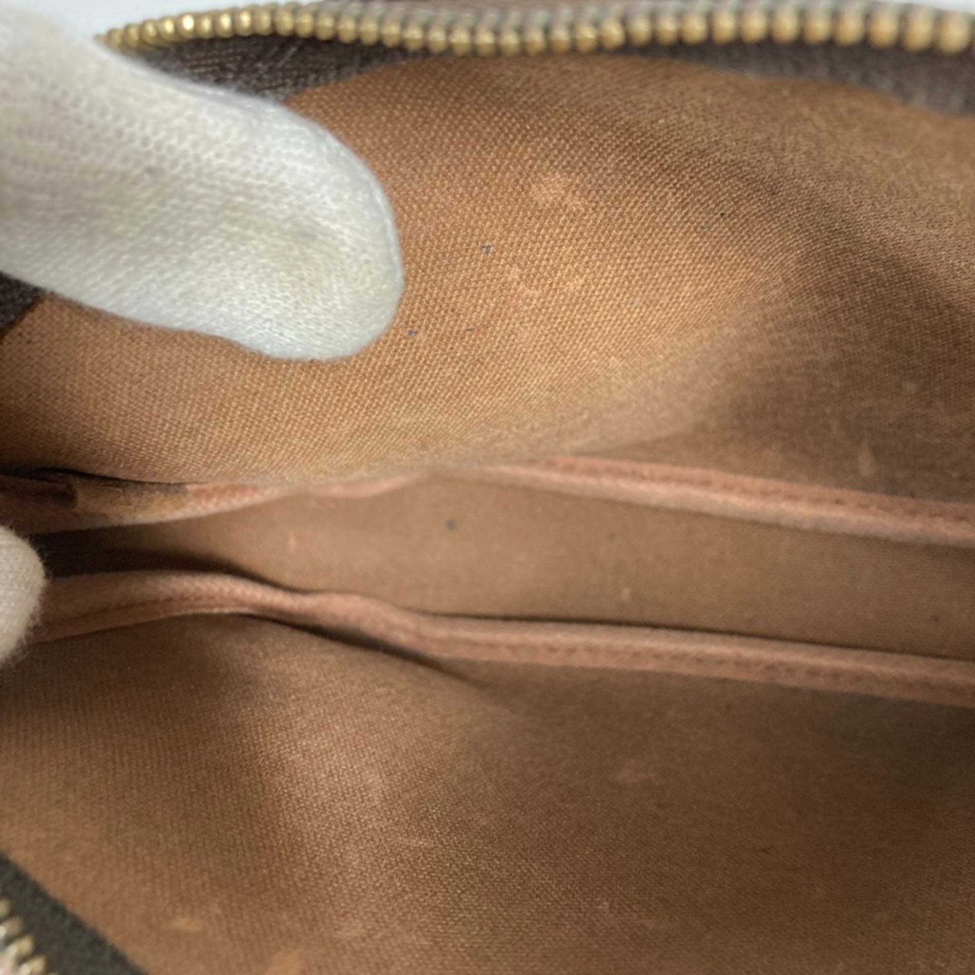 Louis Vuitton Brown Monogram Pink Monogram Rose Handbag Pouch Shoulder Bag (Pre-Owned)