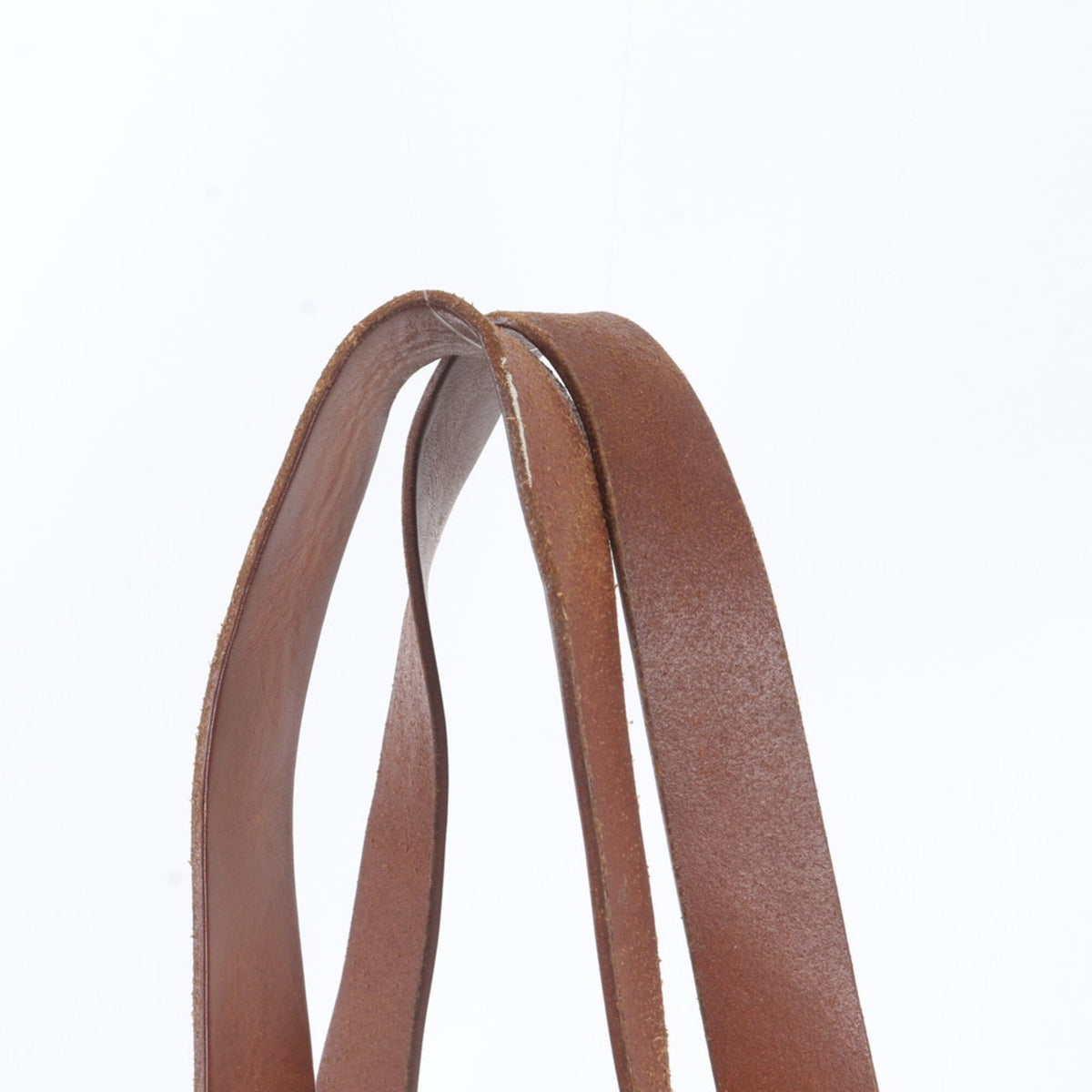 Miu Miu Brown Red Color Leather Canvas Handbag Shoulder Bag Tote Bag (Pre-Owned)