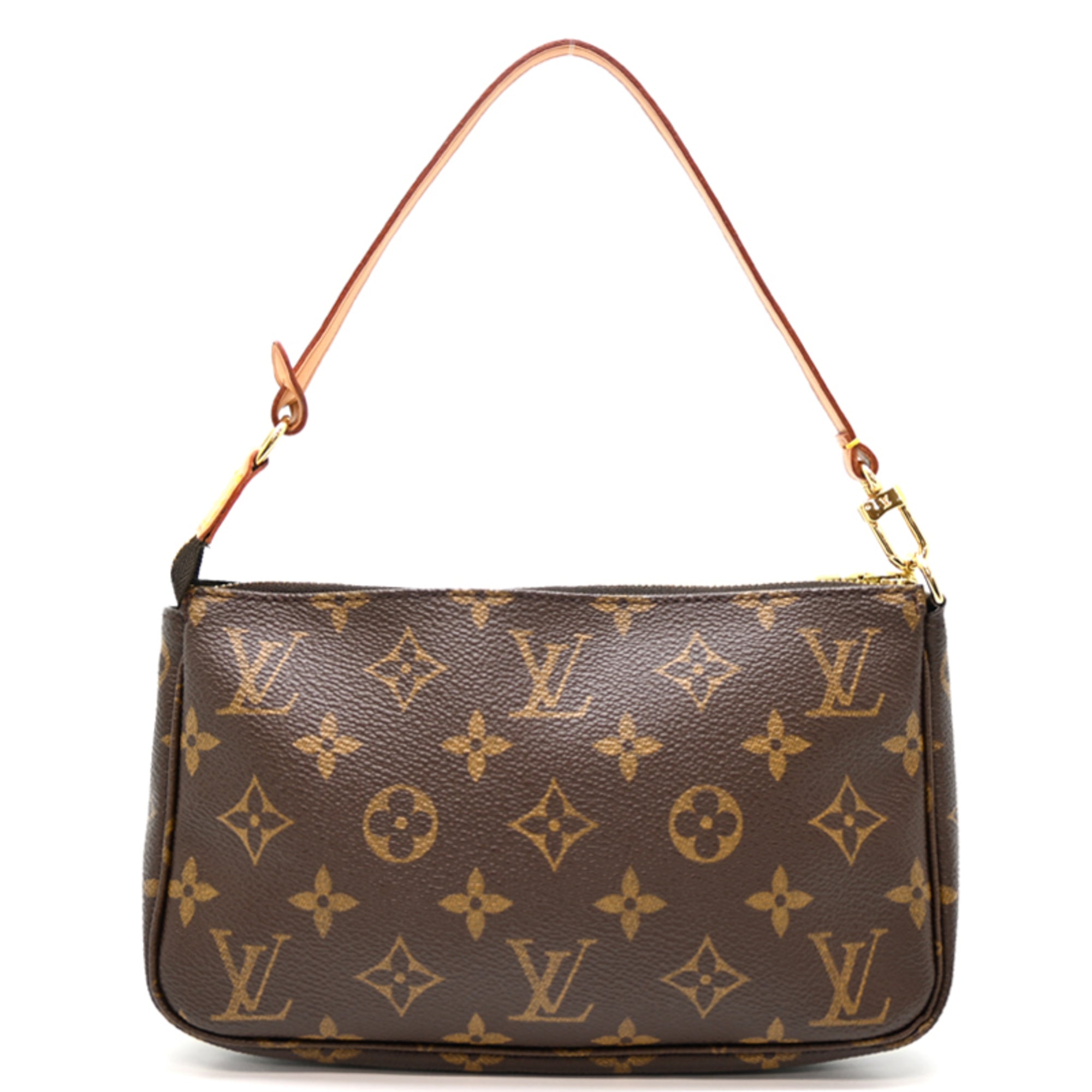 Louis Vuitton Brown Monogram Pochette Shoulder Bag (Pre-Owned)