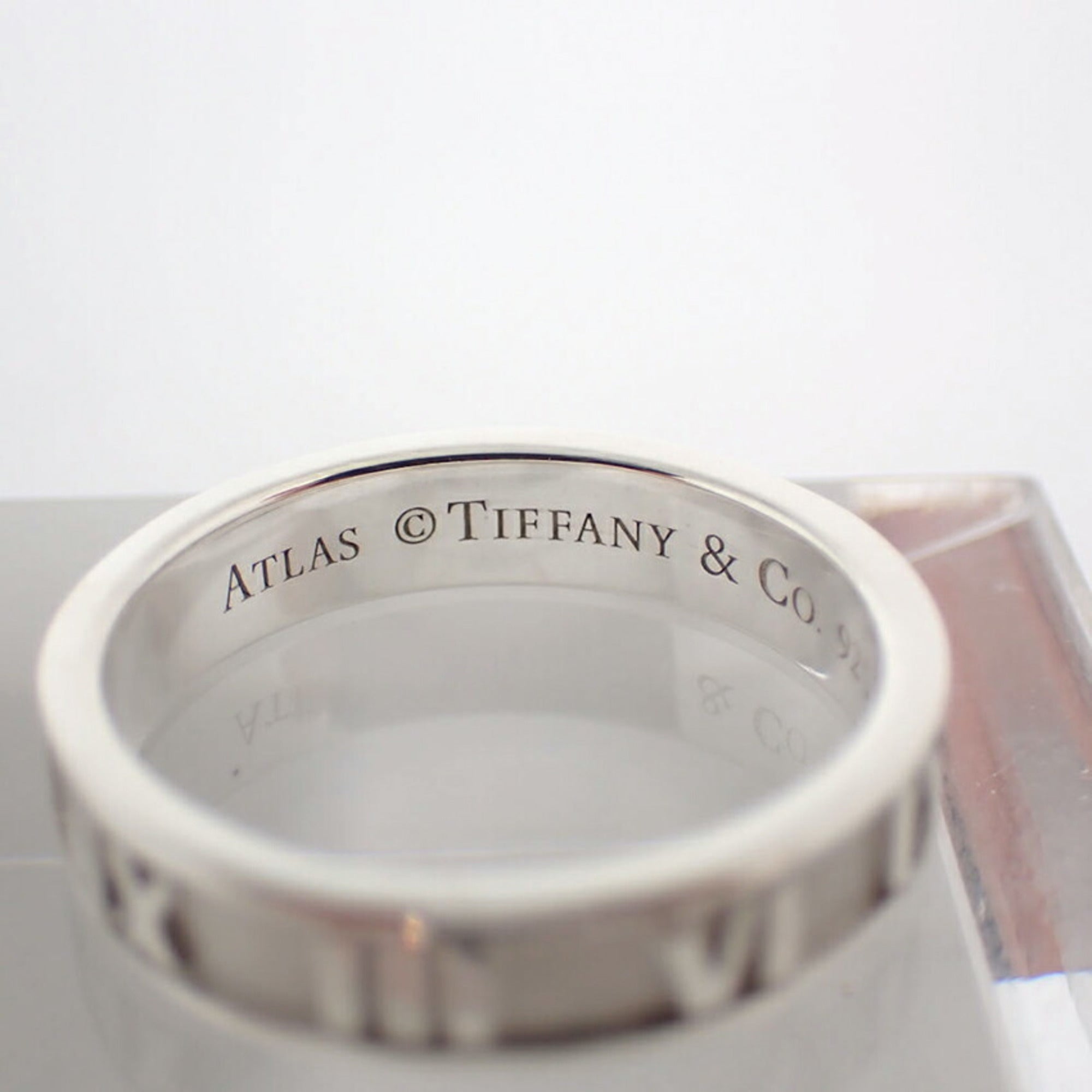 Tiffany Sterling Silver 925 Band Ring (Pre-Owned)
