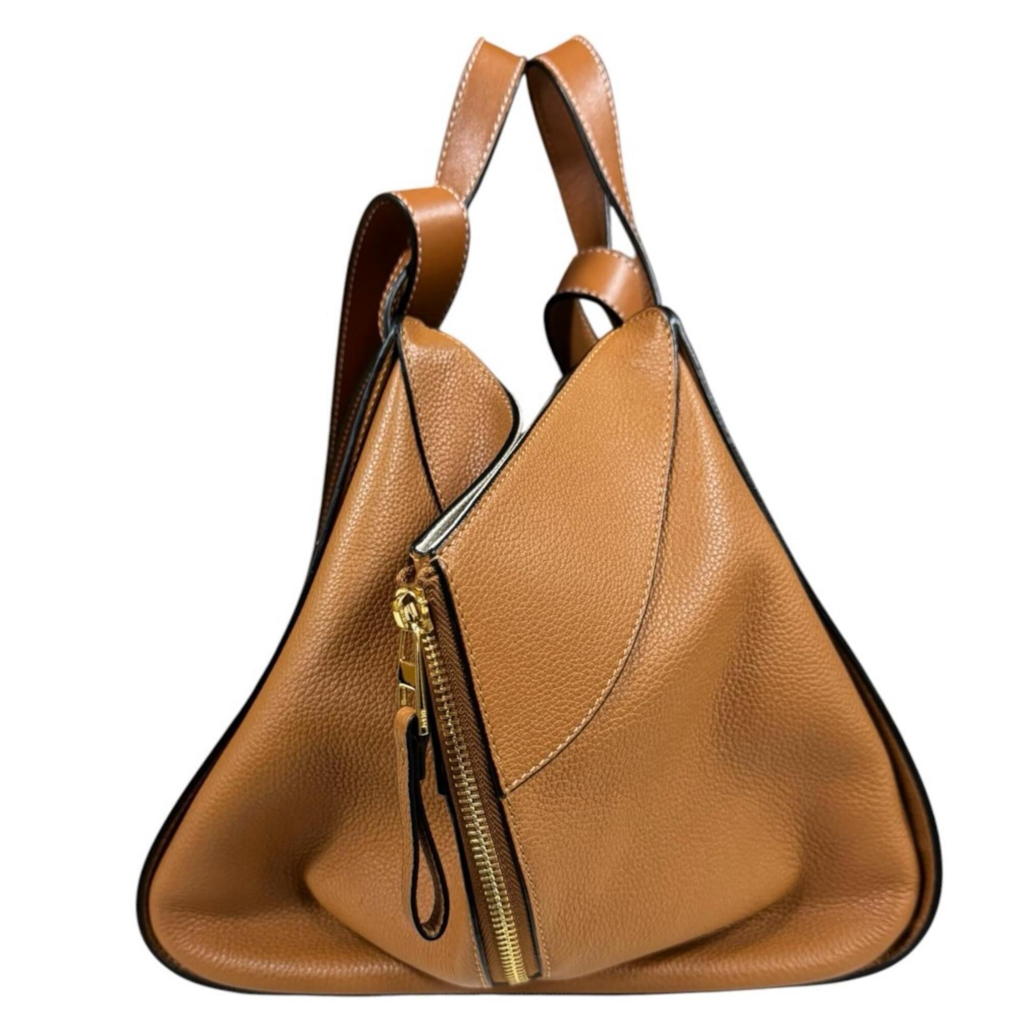 Loewe Hammock Brown Leather Shoulder Bag (Pre-Owned)