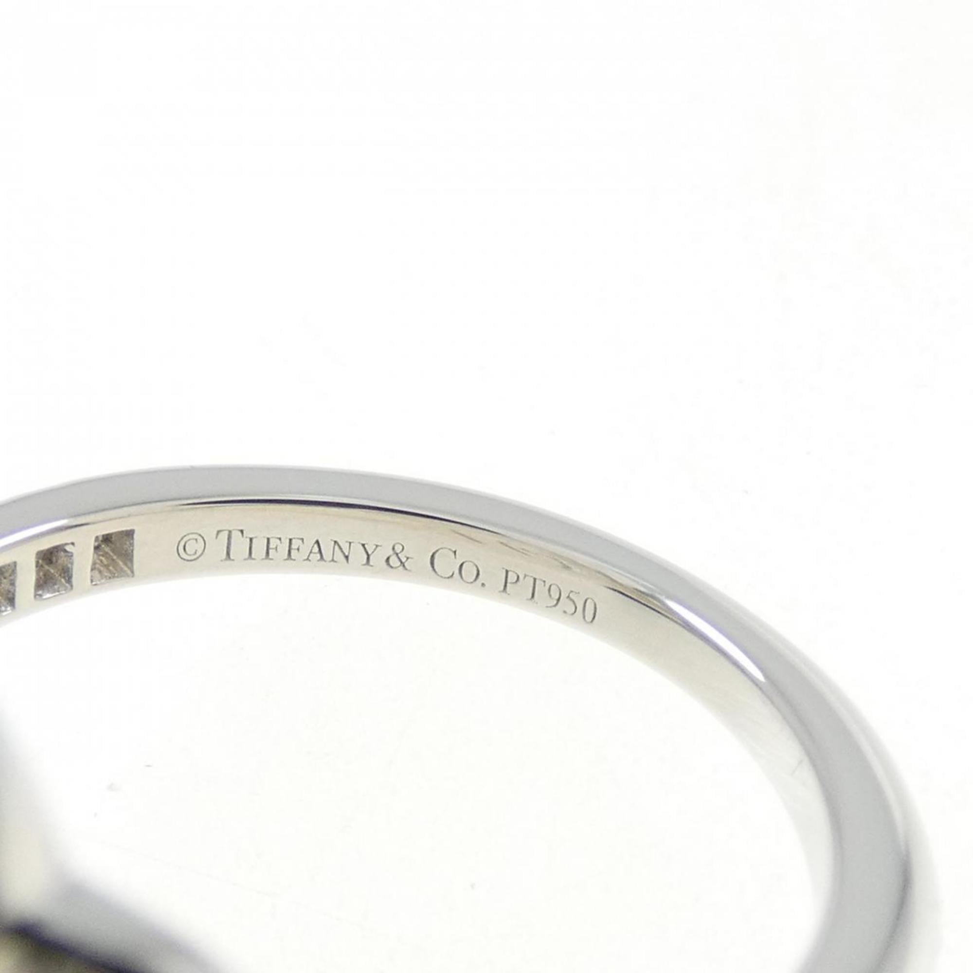 Tiffany Heart Platinum Band Ring (Pre-Owned)