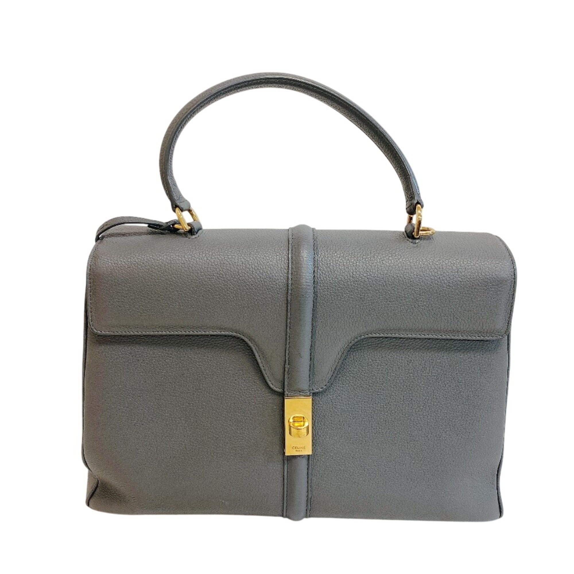 Celine Gray Leather Handbag (Pre-Owned)
