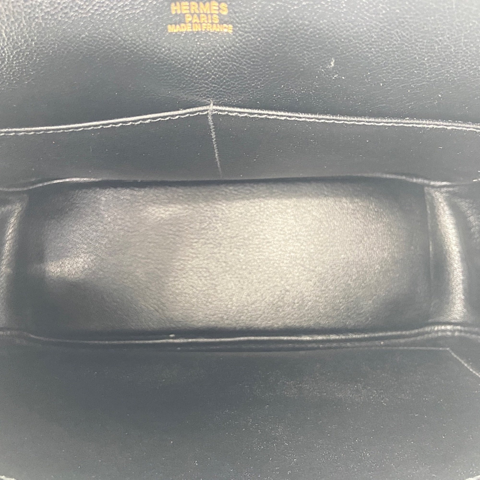 Hermes Plume Black Handbag (Pre-Owned)