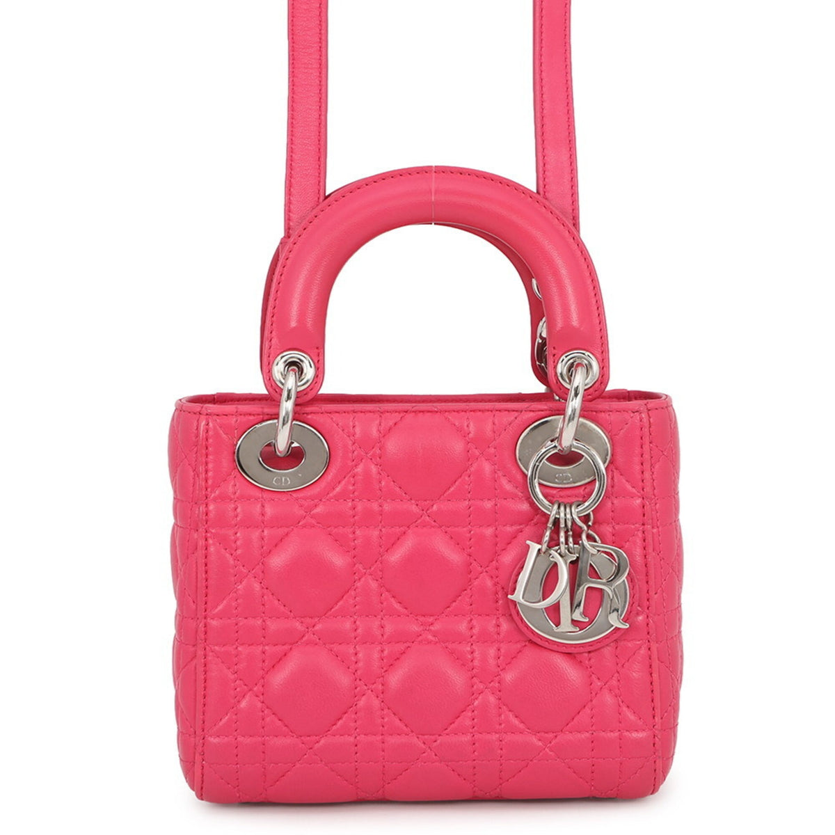 Christian Dior Pink Leather Handbag (Pre-Owned)