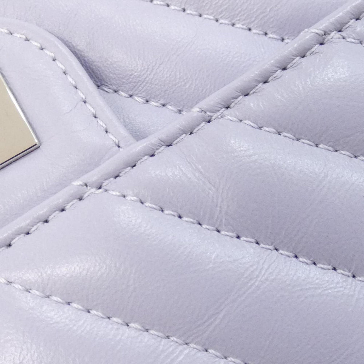 Chanel Light Purple Leather Shoulder Bag (Pre-Owned)