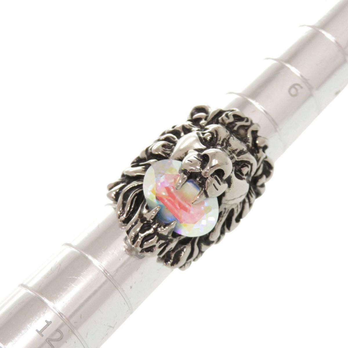 Gucci Silver Metal Band Ring (Pre-Owned)