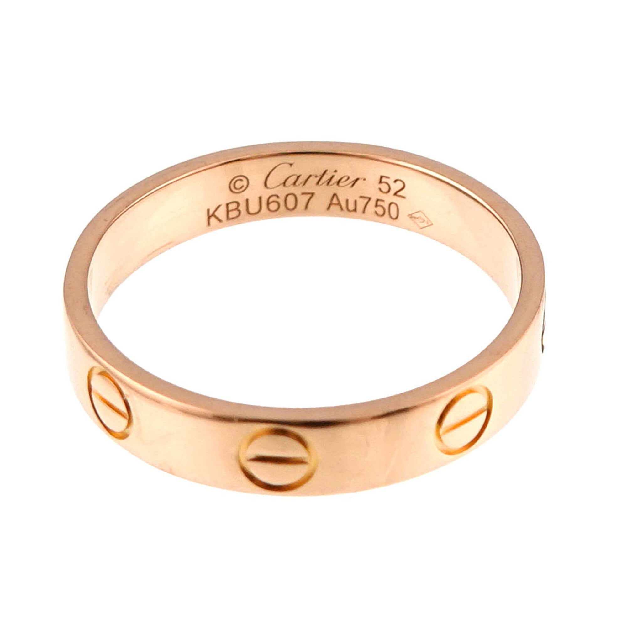 Cartier Pink Gold (18K) Band Ring (Pre-Owned)