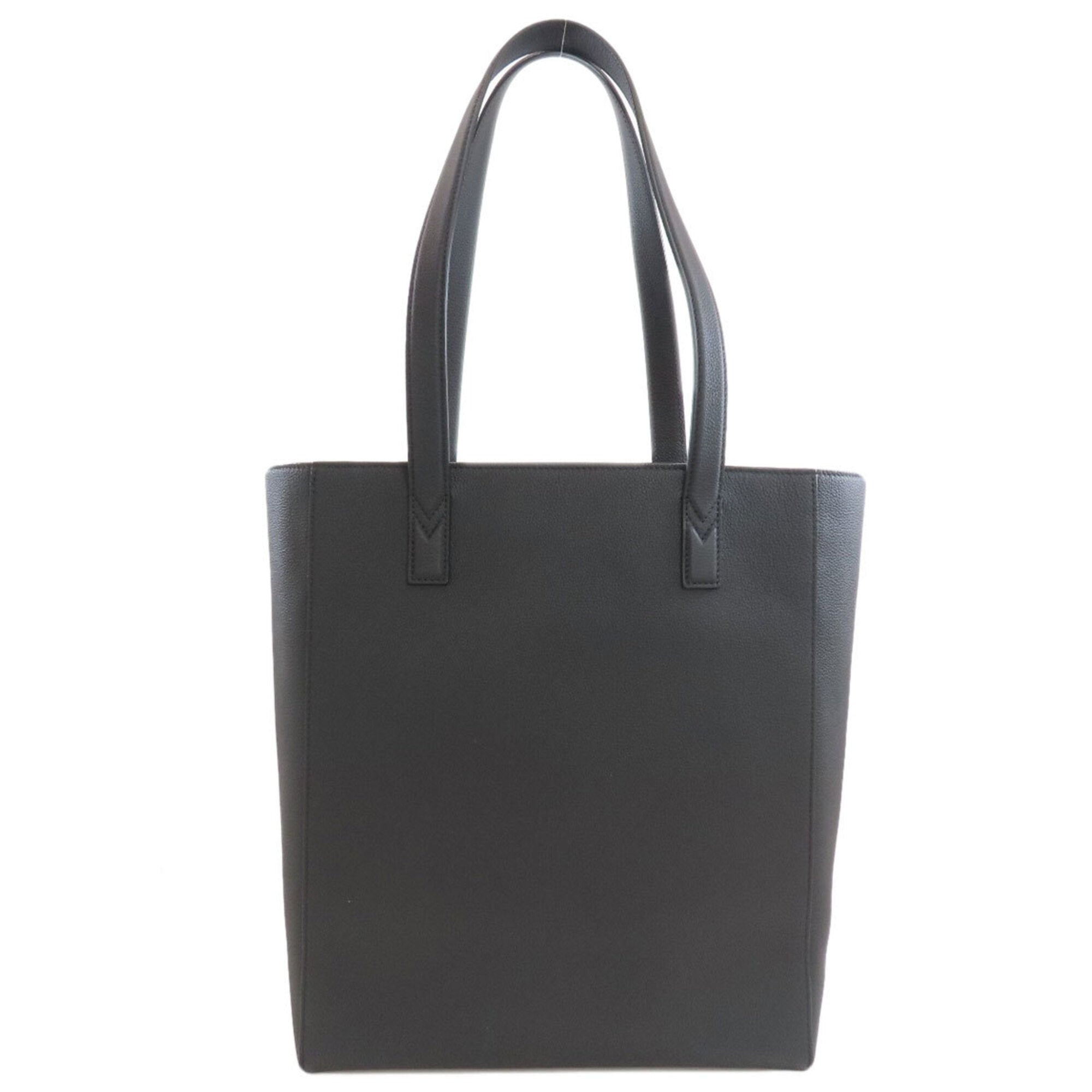 Louis Vuitton Black Leather Tote Bag (Pre-Owned)