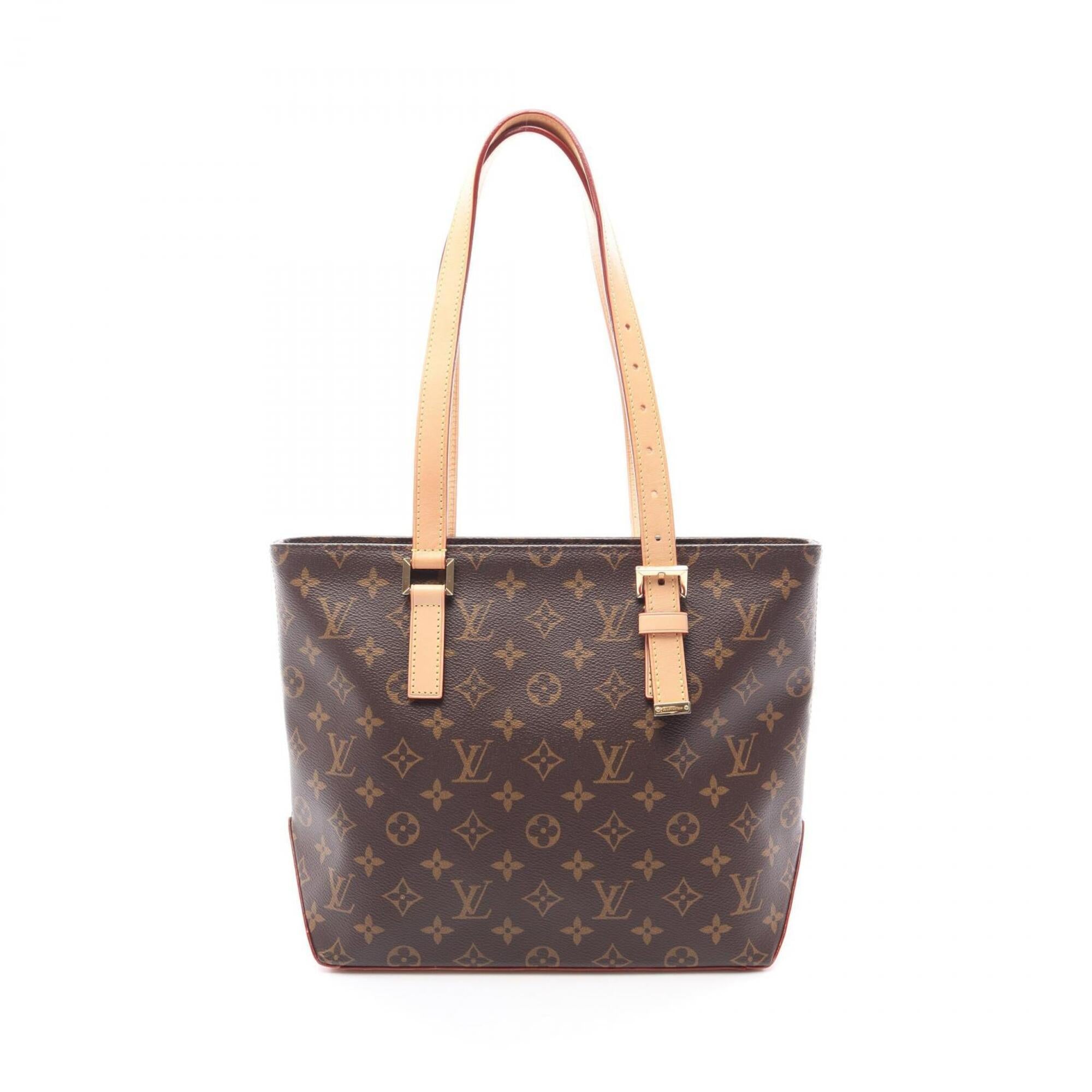 Louis Vuitton Brown Monogram Coated Canvas Handbag Tote Bag (Pre-Owned)