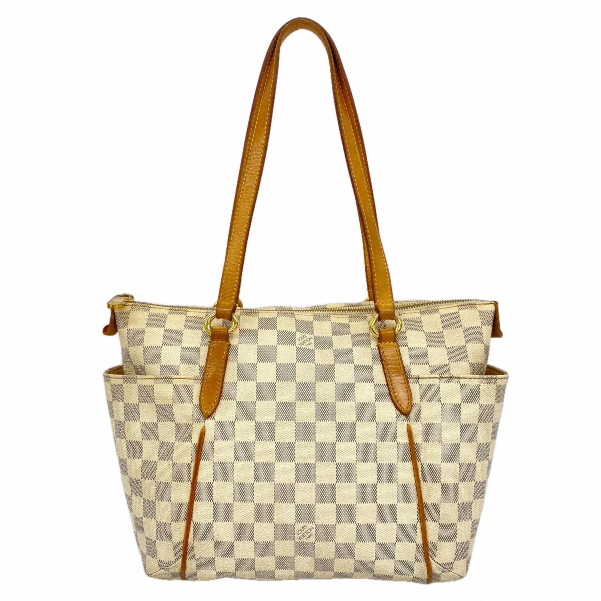 Louis Vuitton White Tote Bag (Pre-Owned)