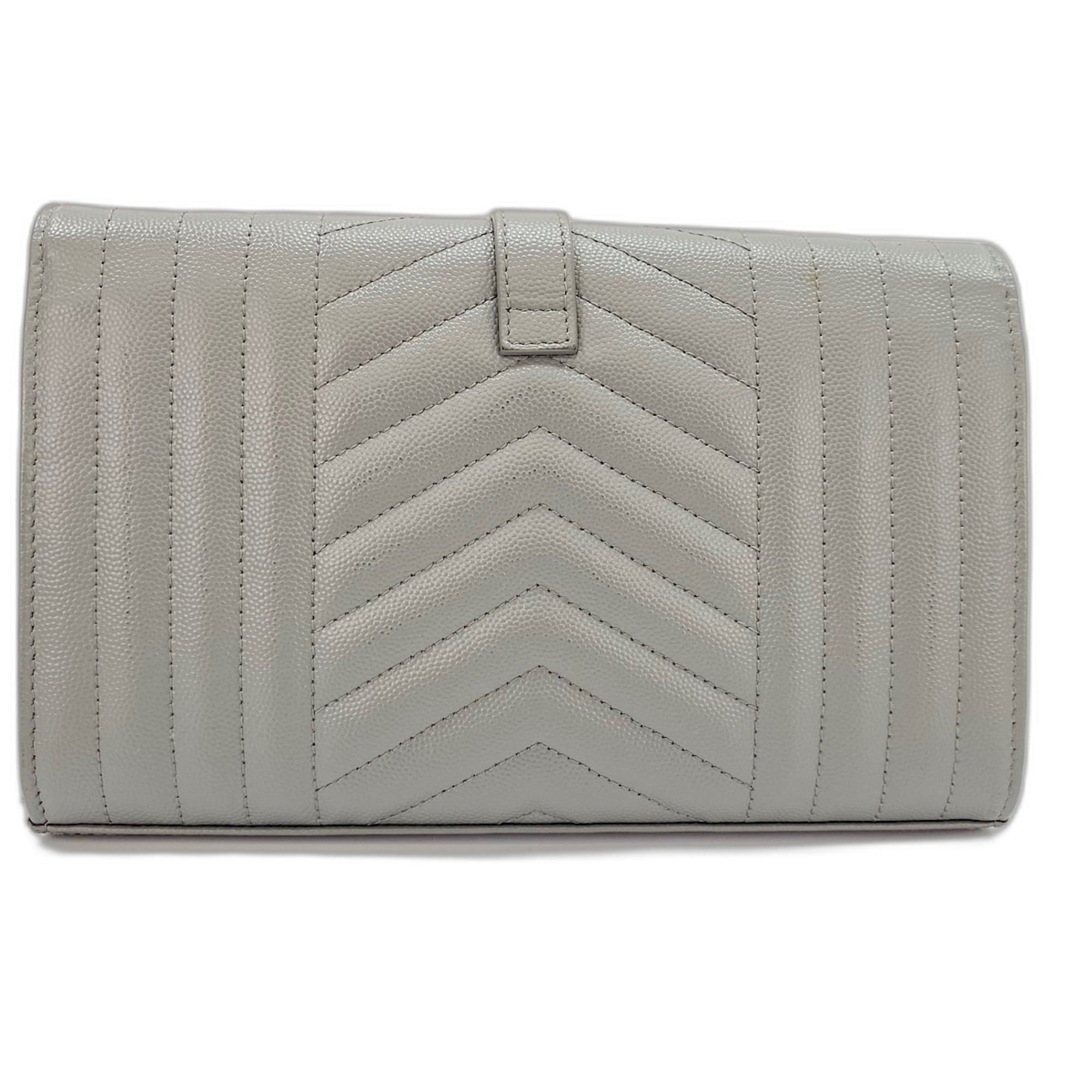 Yves Saint Laurent Gray Shoulder Bag (Pre-Owned)