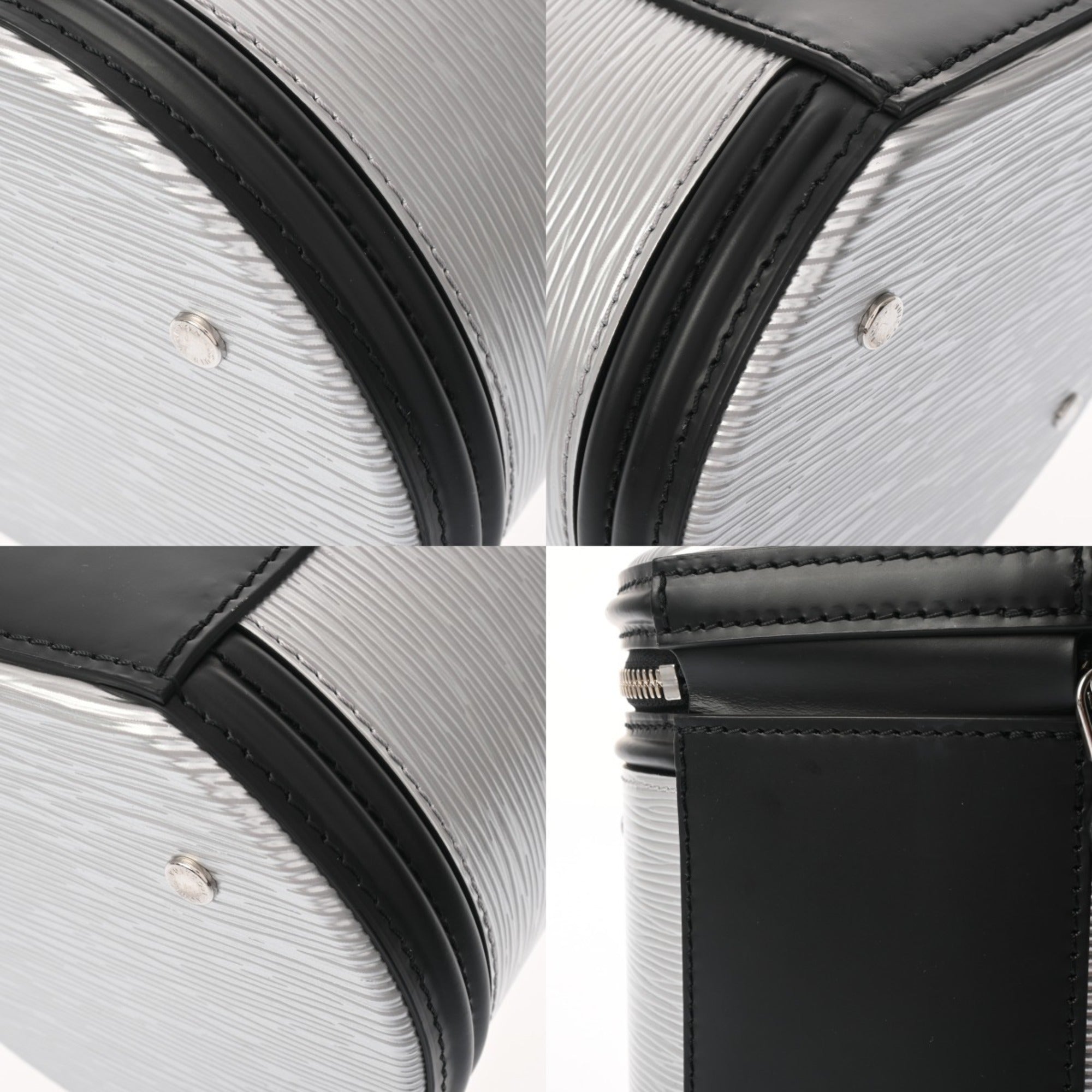 Louis Vuitton Argent Epi Leather Handbag (Pre-Owned)