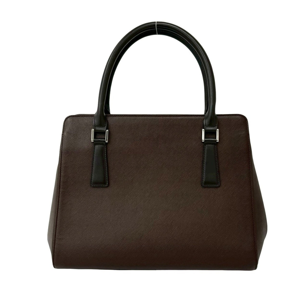 Burberry Brown Leather Handbag Tote Bag (Pre-Owned)