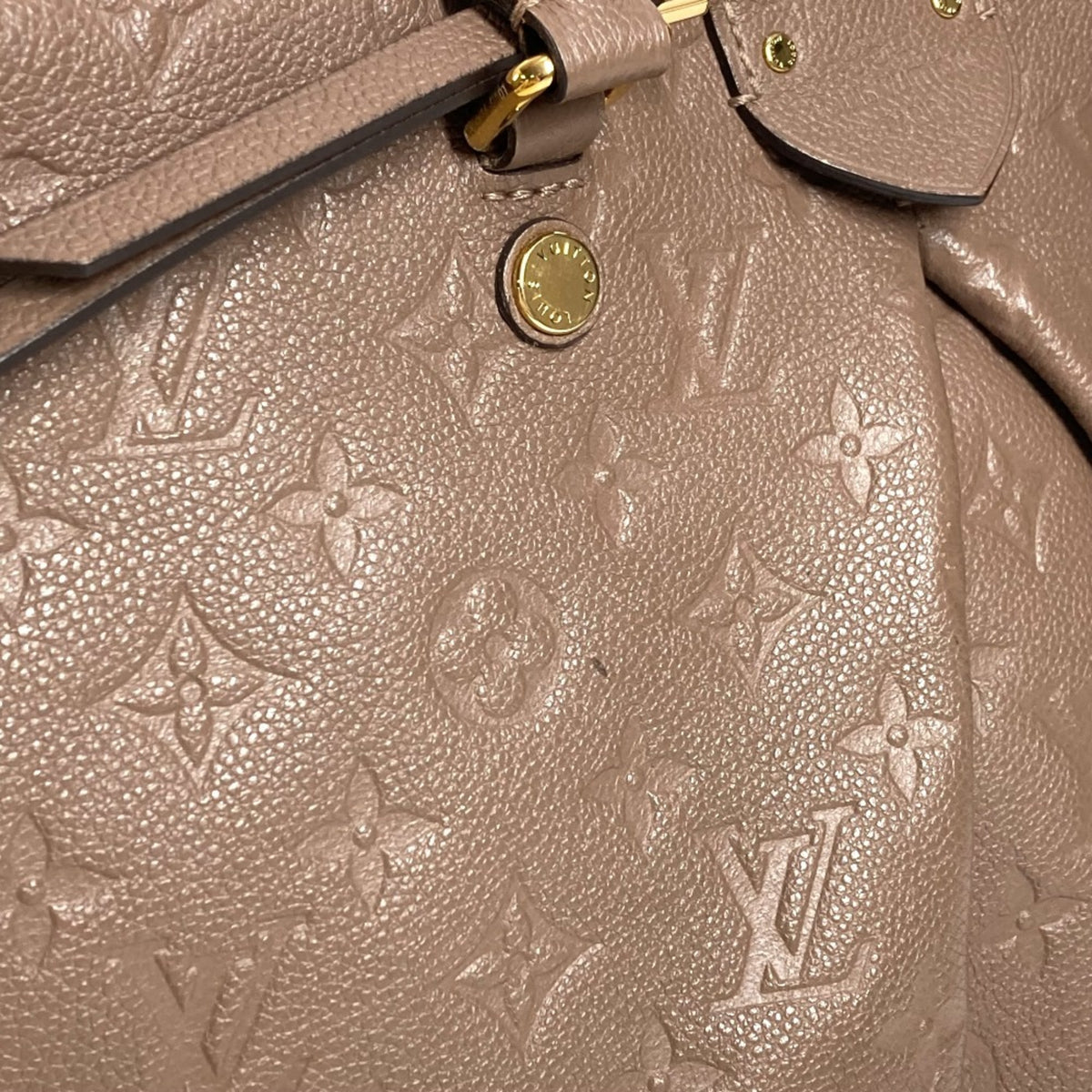 Louis Vuitton Monogram Empreinte Beige Monogram Empreinte Handbag Shoulder Bag (Pre-Owned)