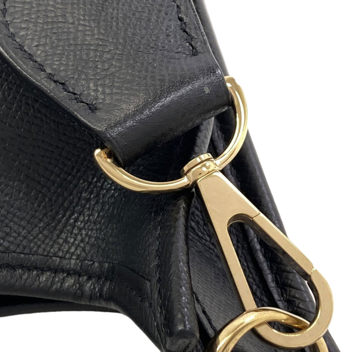 Hermes Black Epsom Leather Shoulder Bag (Pre-Owned)