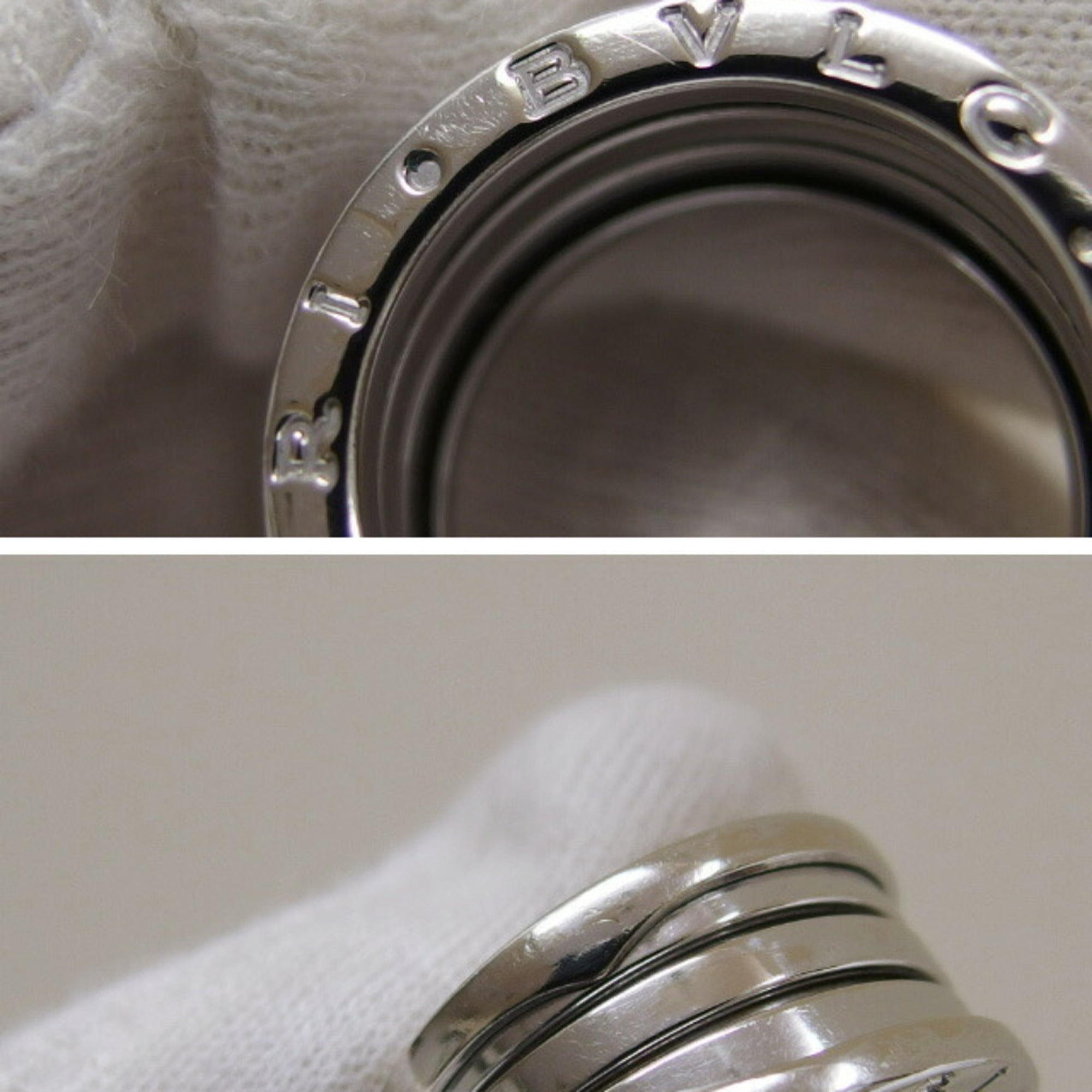 Bvlgari White Gold (18K) Band Ring (Pre-Owned)