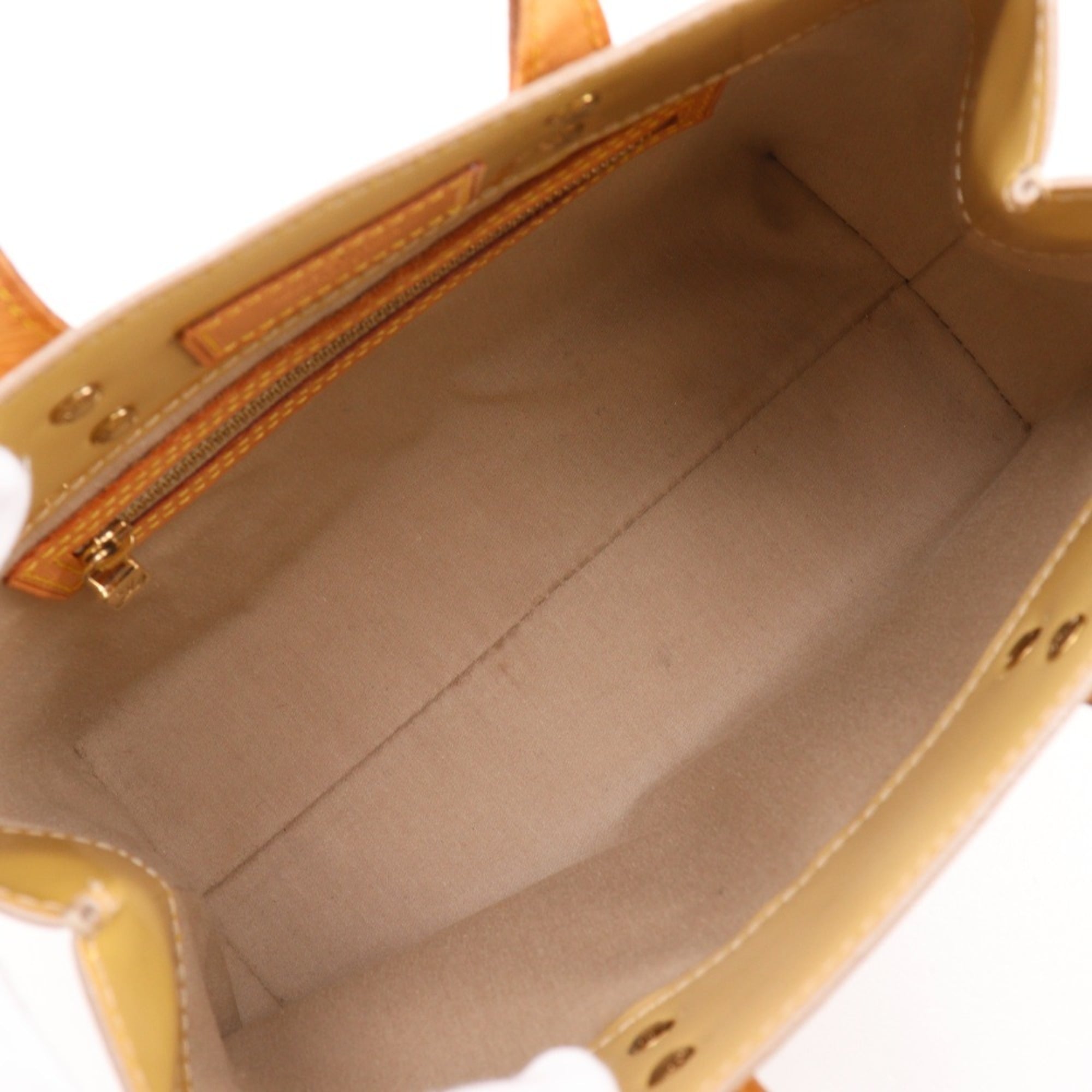 Louis Vuitton Beige Monogram Vernis Handbag (Pre-Owned)