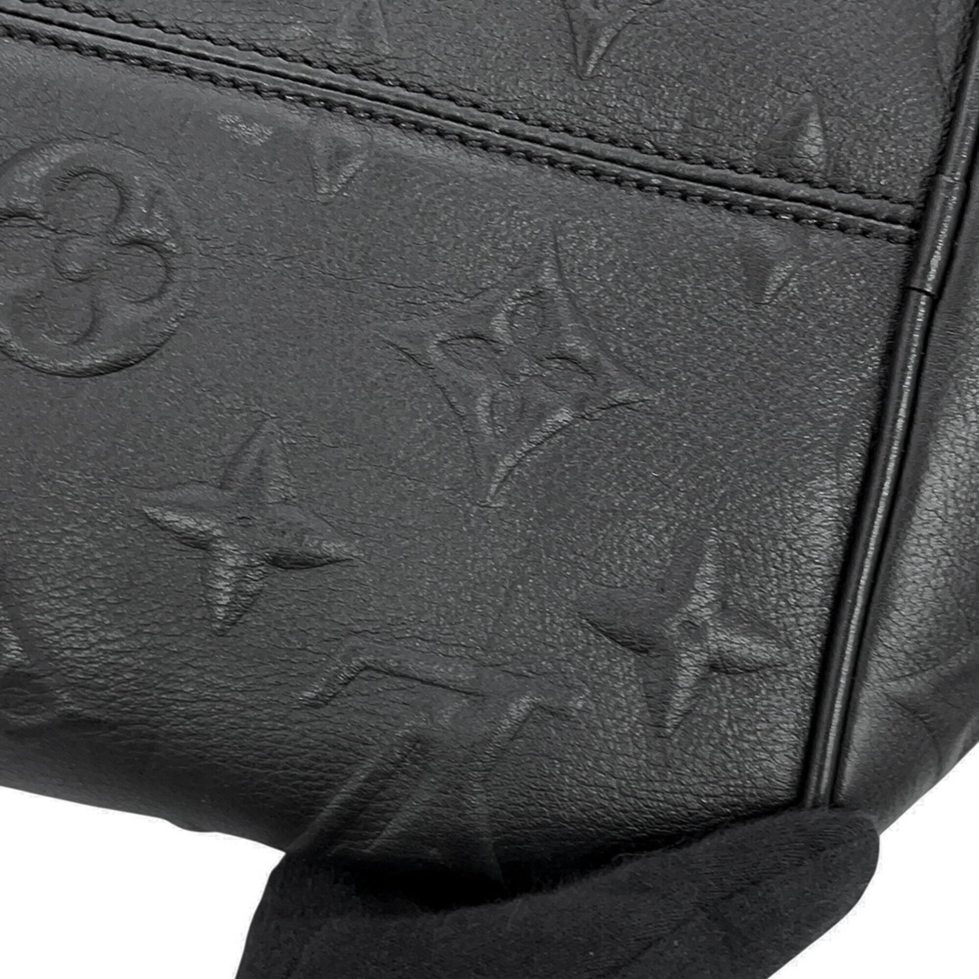 Louis Vuitton Black Monogram Noir Monogram Boston Bag Handbag (Pre-Owned)