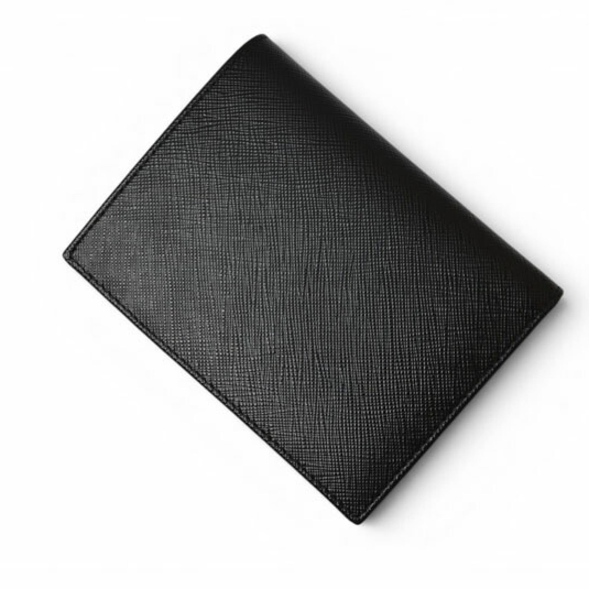 Prada Saffiano Black Wallet (Bi-Fold) (Pre-Owned)