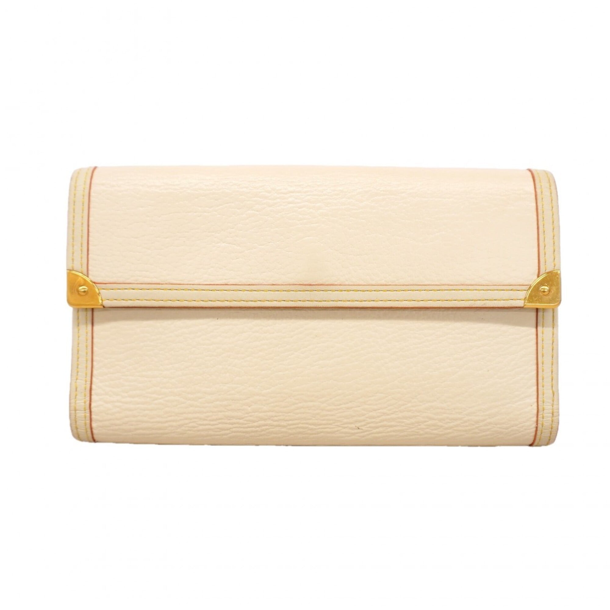 Louis Vuitton Blanc Long Wallet (Tri-Fold) (Pre-Owned)