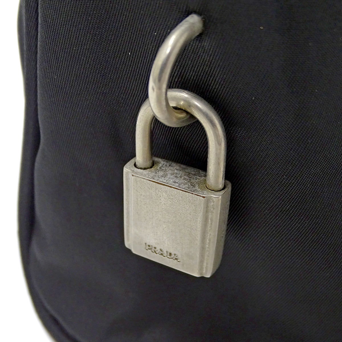 Prada Black Nylon Handbag (Pre-Owned)