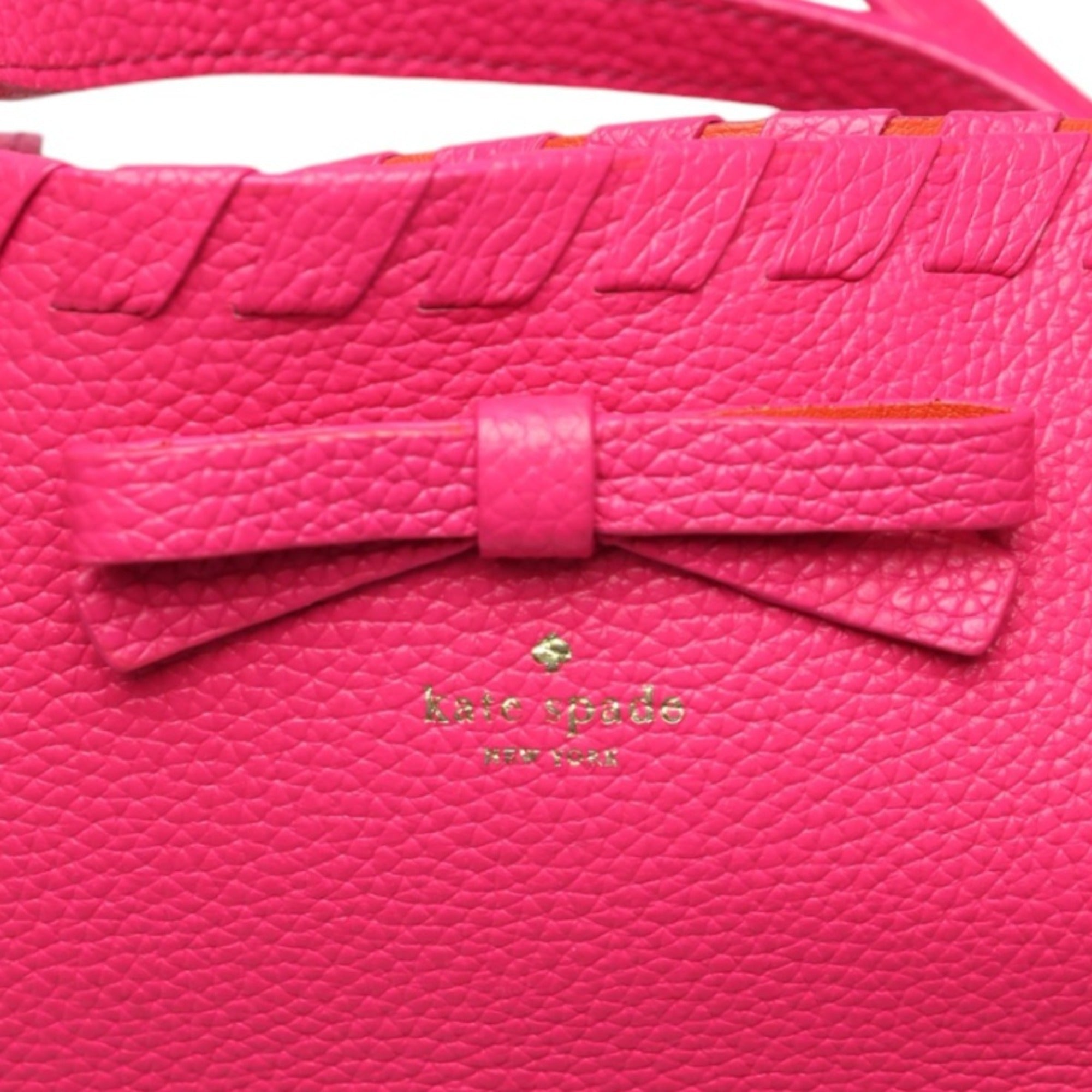 Kate Spade Pink Leather Tote Bag (Pre-Owned)