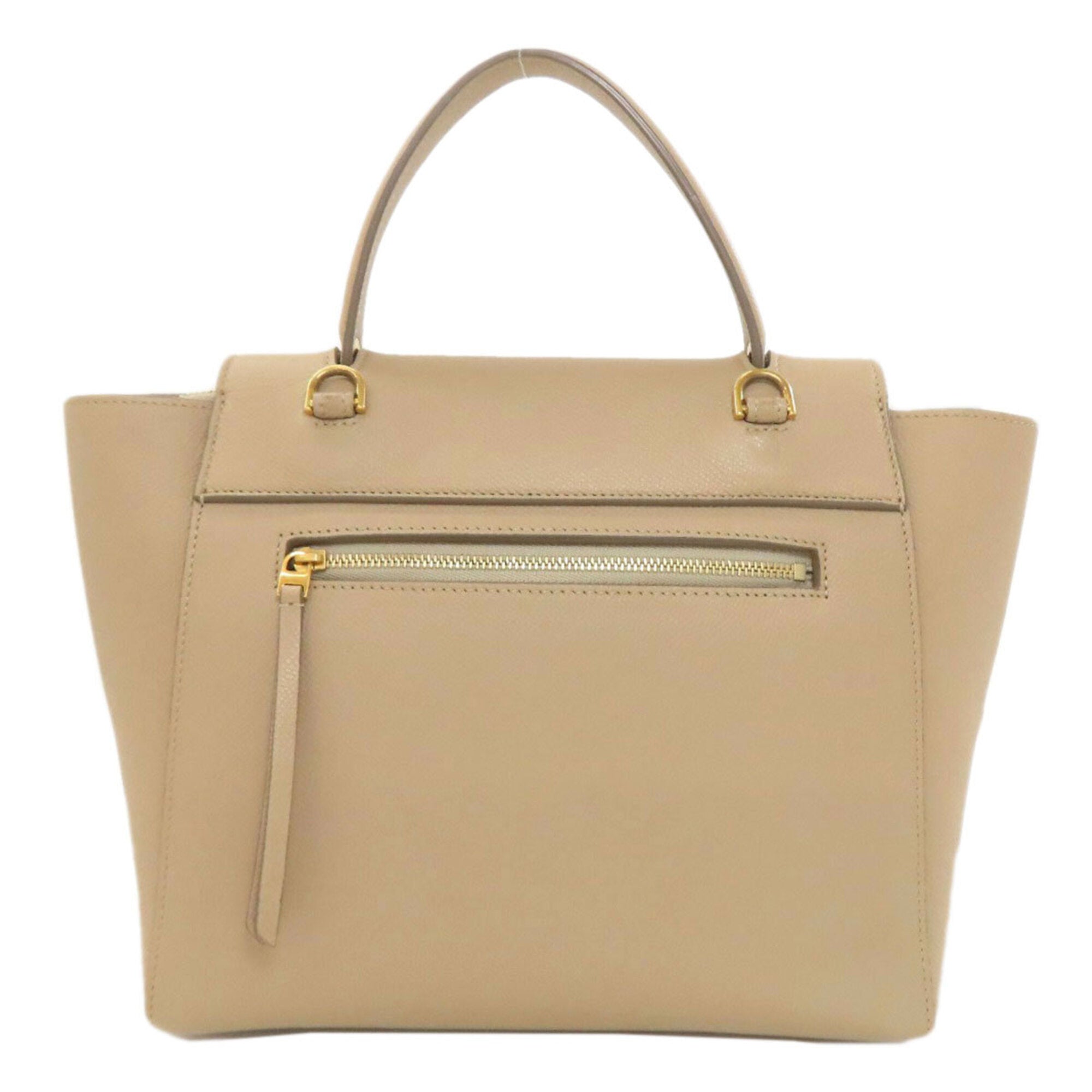 Celine Beige Leather Handbag (Pre-Owned)