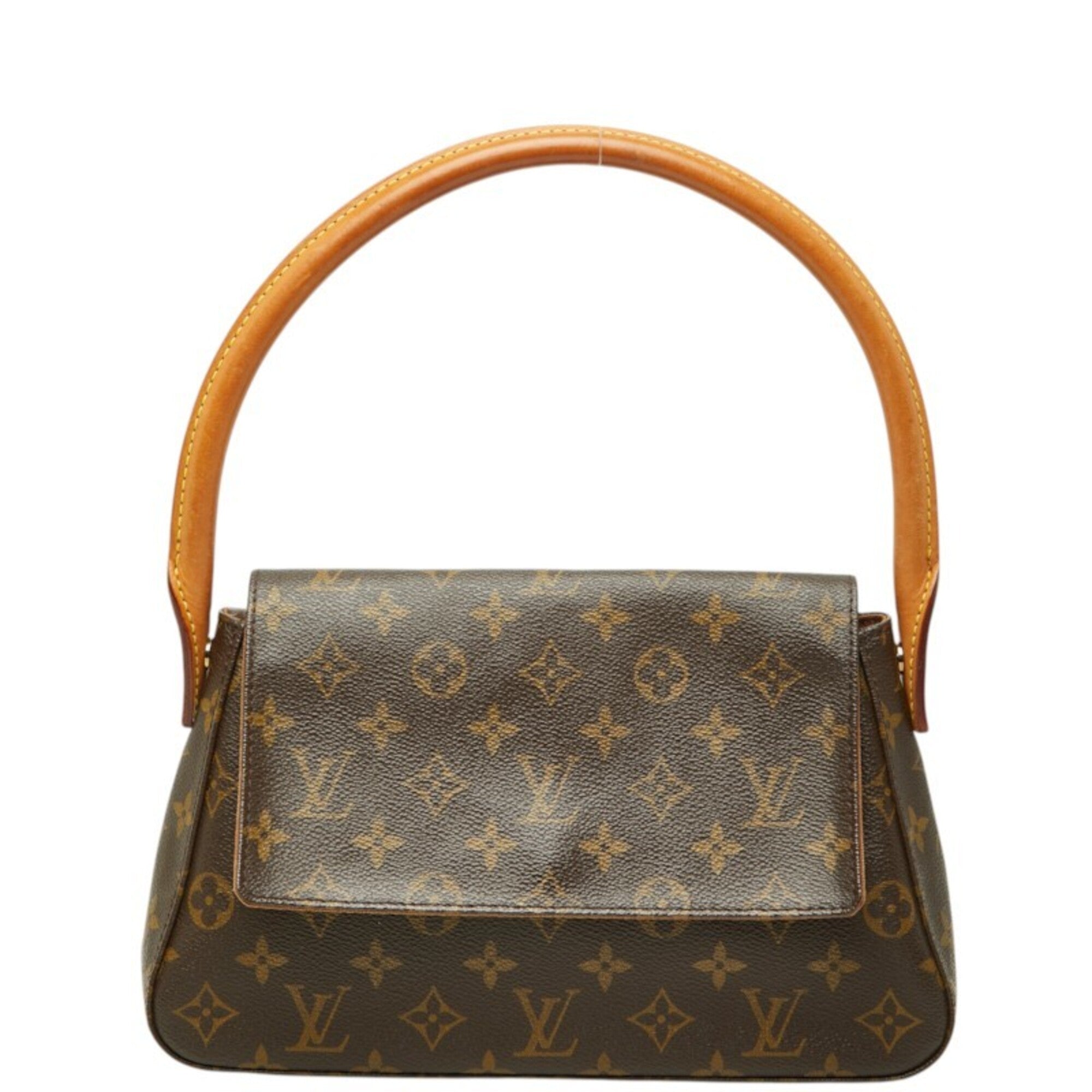 Louis Vuitton Brown Pvc Leather Handbag Shoulder Bag (Pre-Owned)