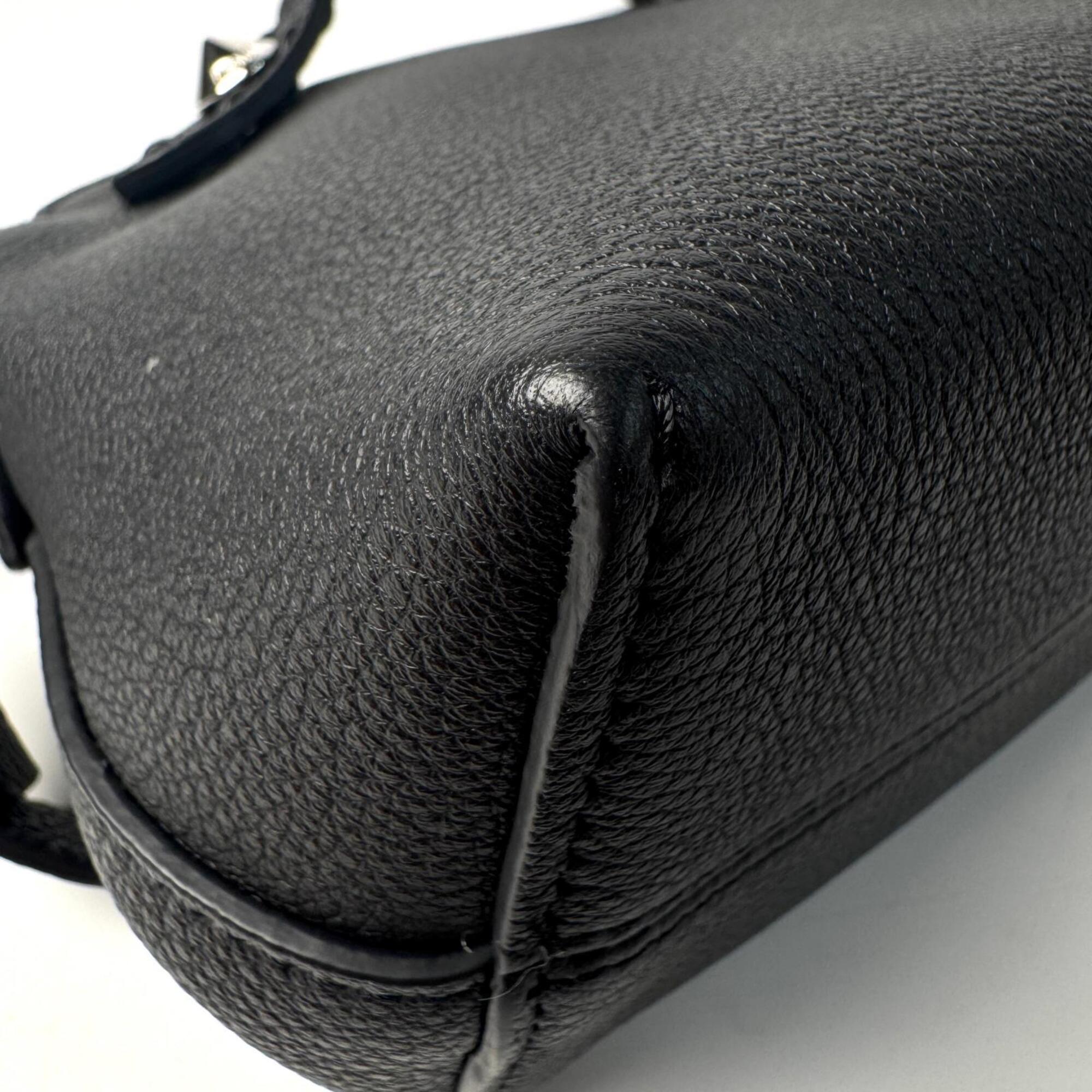 Fendi Black Leather Handbag Shoulder Bag (Pre-Owned)