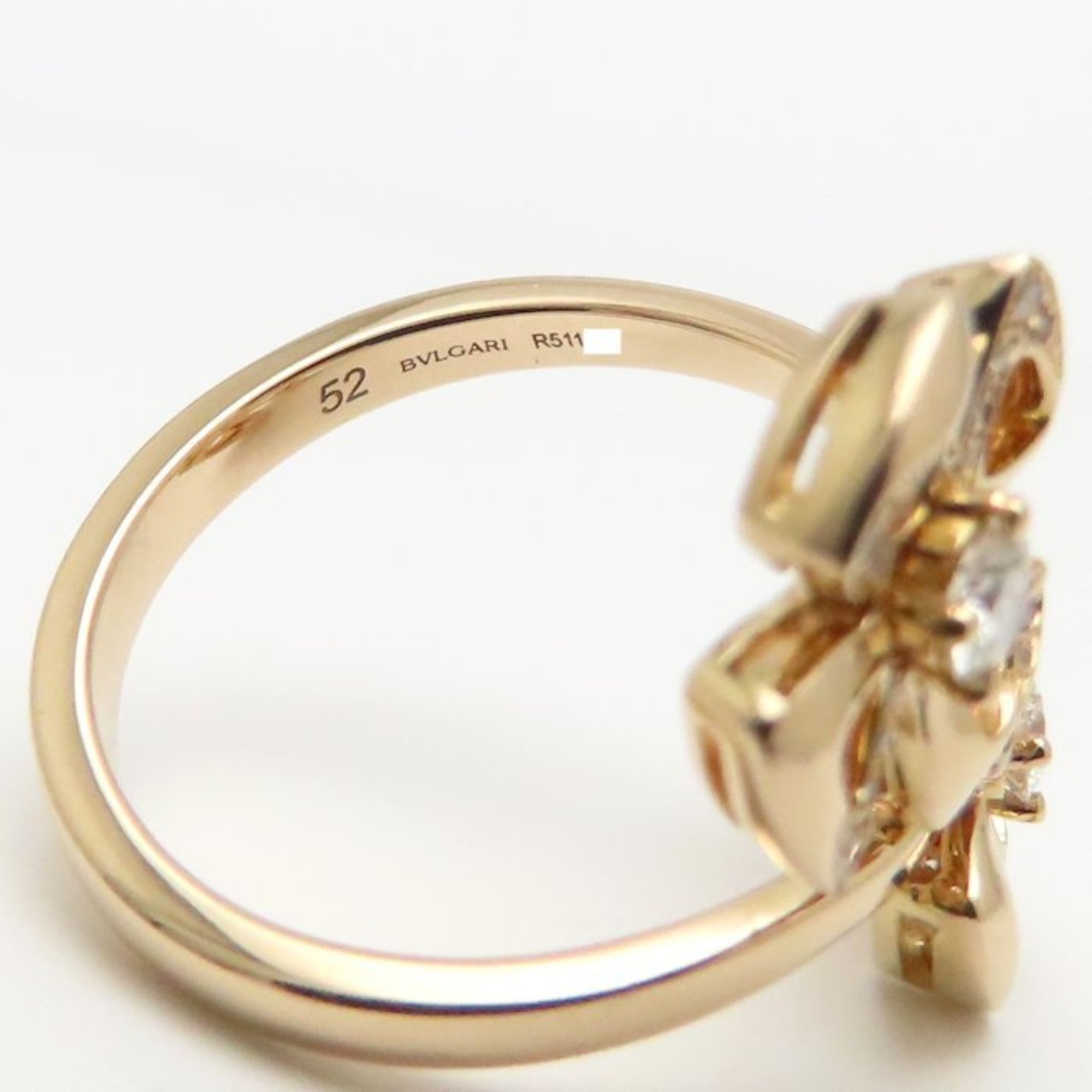 Bvlgari Pink Gold Pink Gold (18K) Band Ring (Pre-Owned)