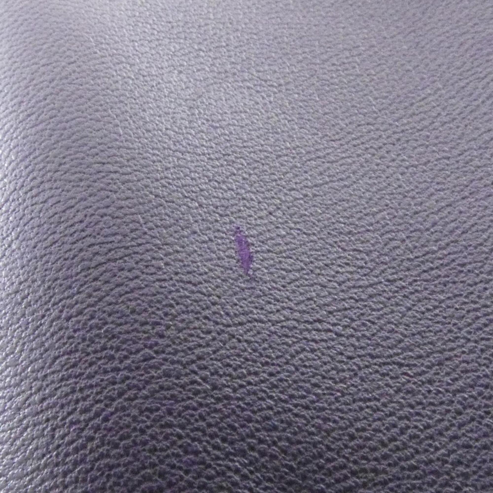 Loewe Purple Leather Handbag (Pre-Owned)