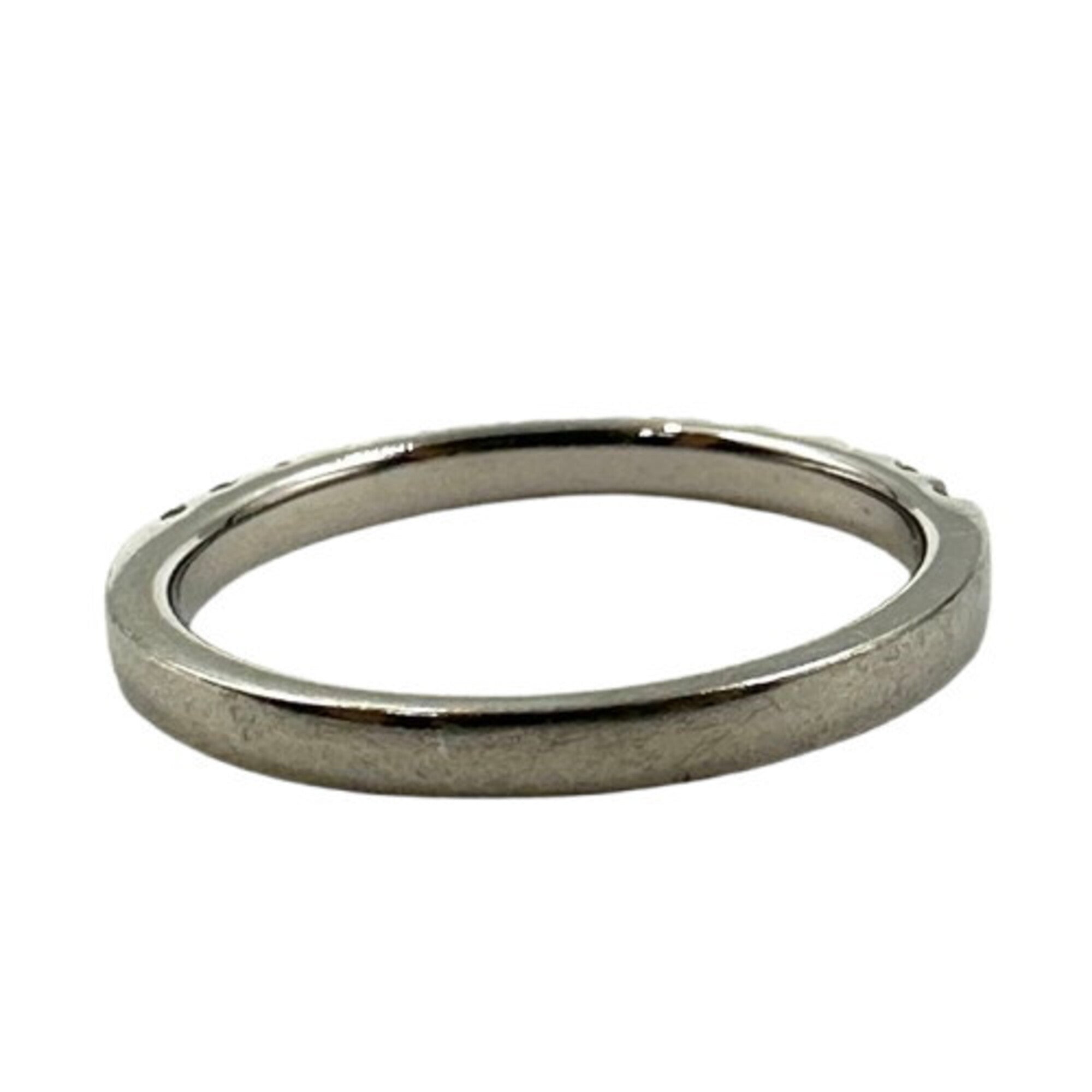 Tiffany Platinum Platinum 950 Band Ring (Pre-Owned)