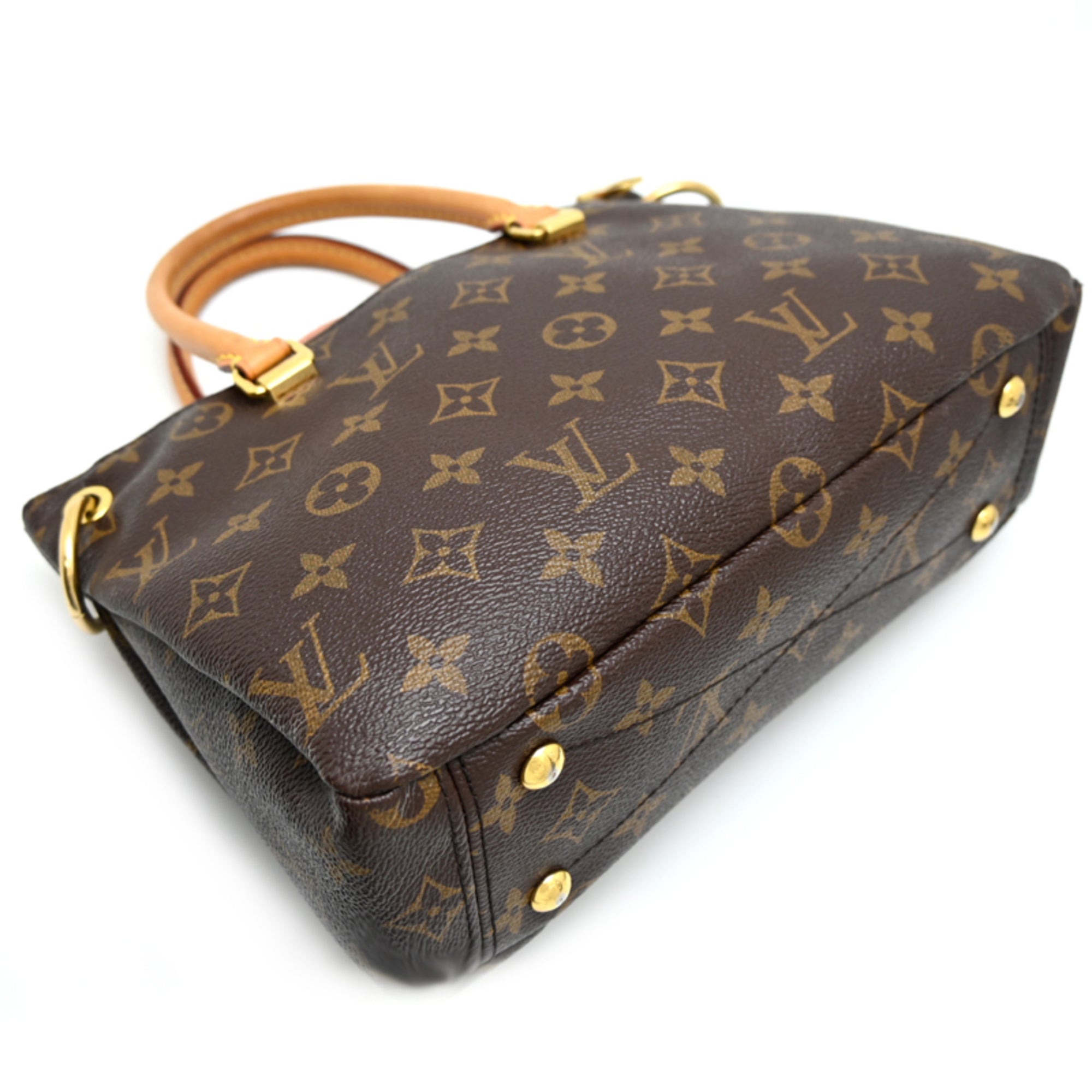 Louis Vuitton Brown Pink Monogram Handbag (Pre-Owned)