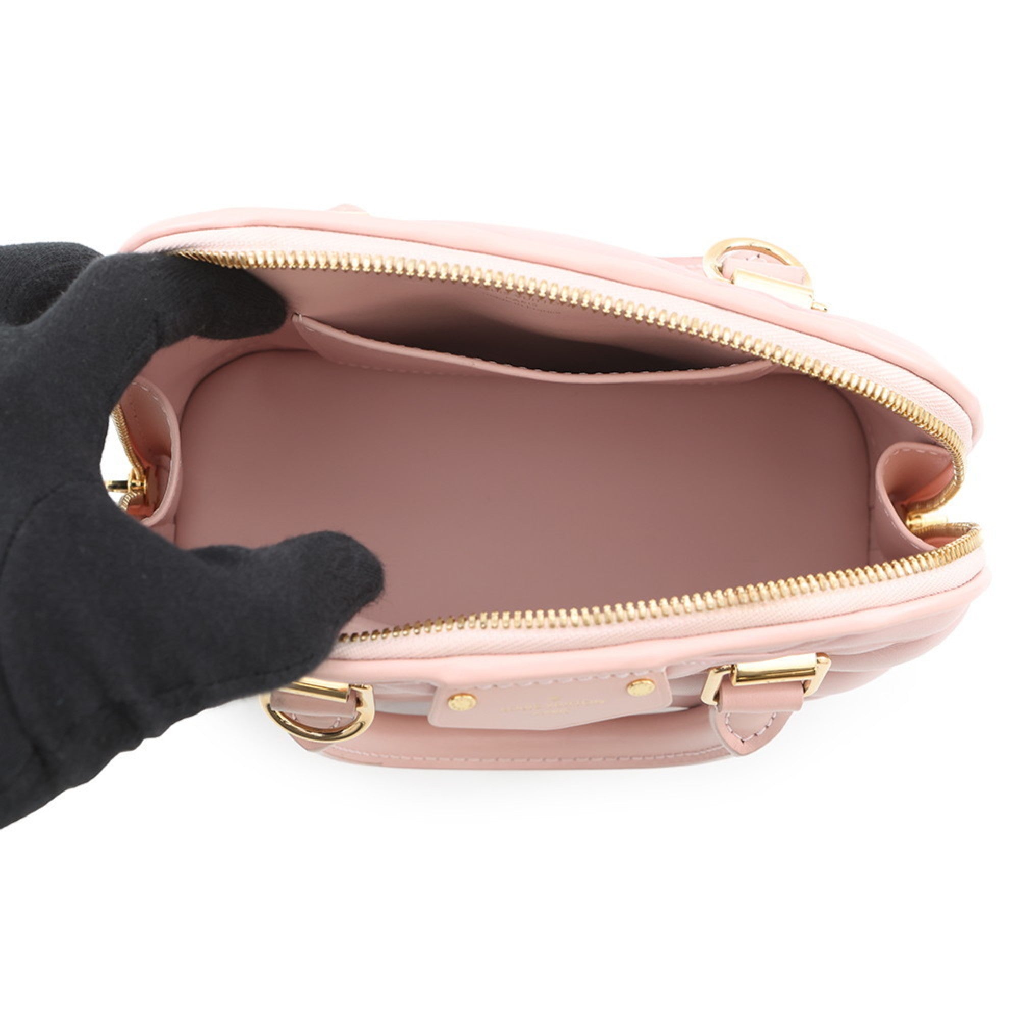 Louis Vuitton Pink Leather Handbag Shoulder Bag (Pre-Owned)
