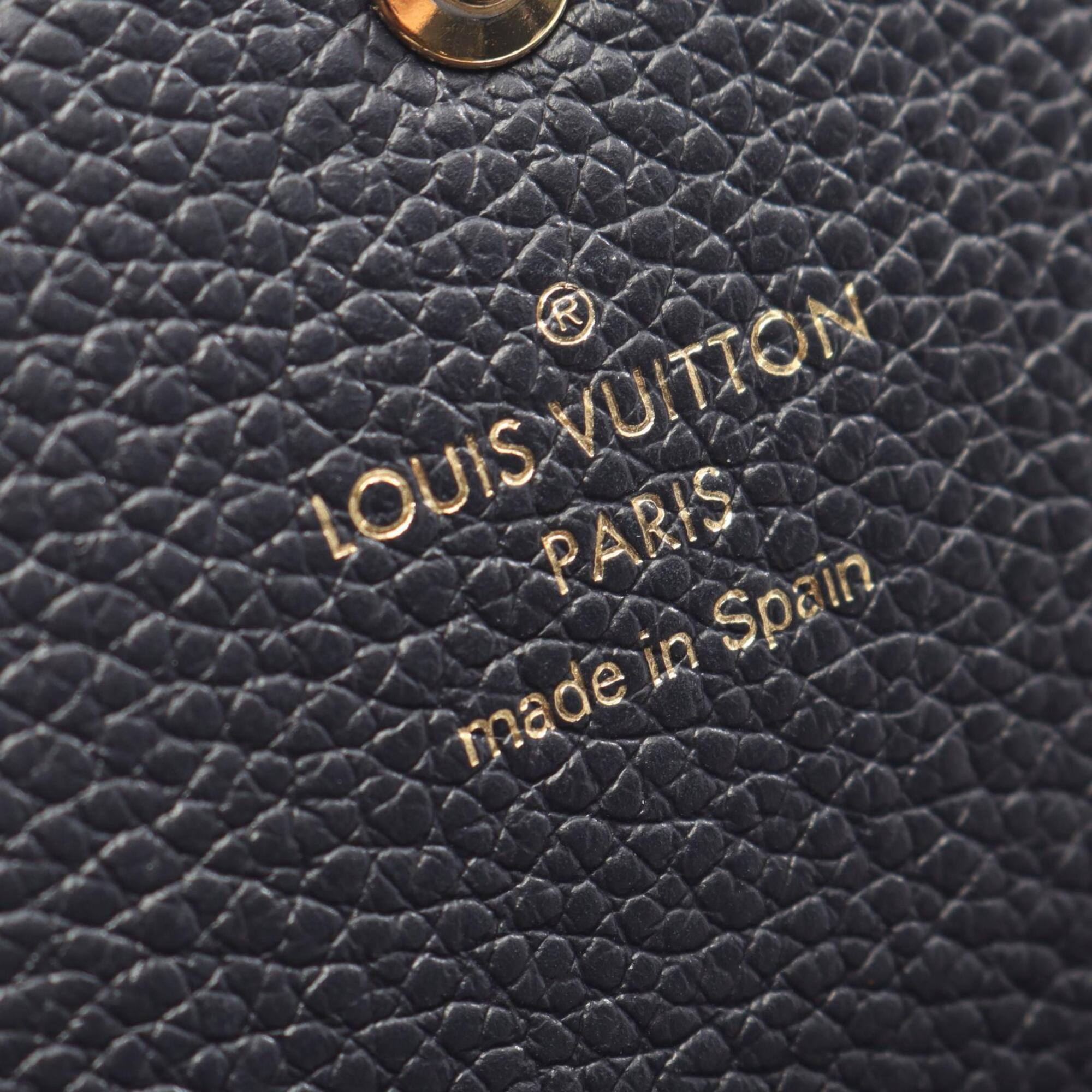 Louis Vuitton Marine Rouge Navy Monogram Empreinte Leather Long Wallet (Bi-Fold) (Pre-Owned)
