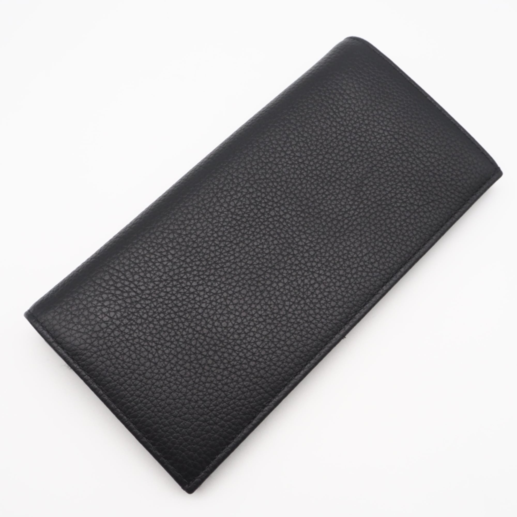 Christian Dior Black Jacquard Long Wallet (Bi-Fold) (Pre-Owned)