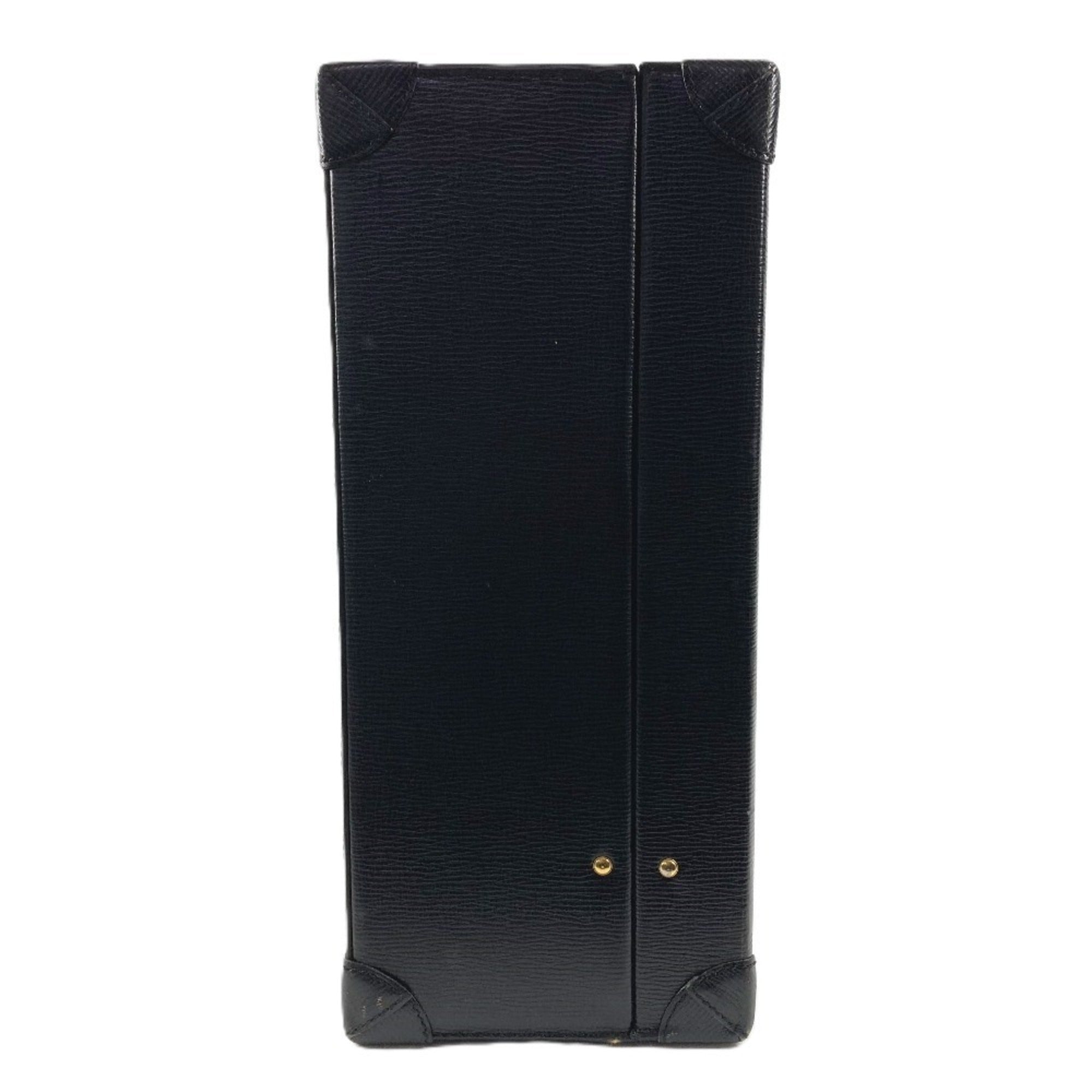 Loewe Black Leather Attaché Case Handbag Tote Bag (Pre-Owned)