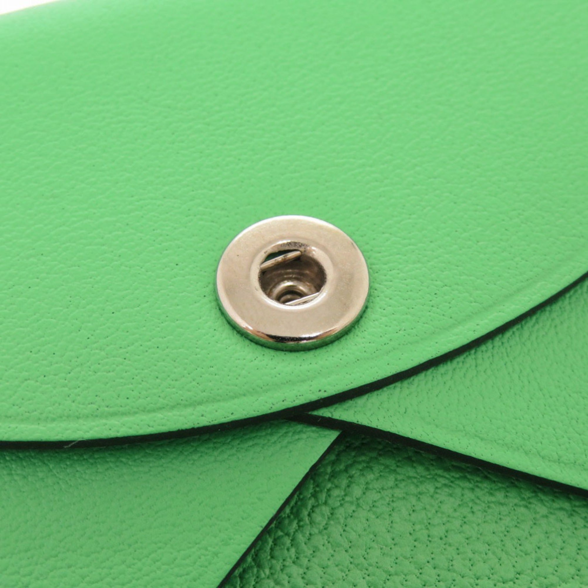 Hermes Green Vert Swift Leather Coin Purse/Coin Case (Pre-Owned)