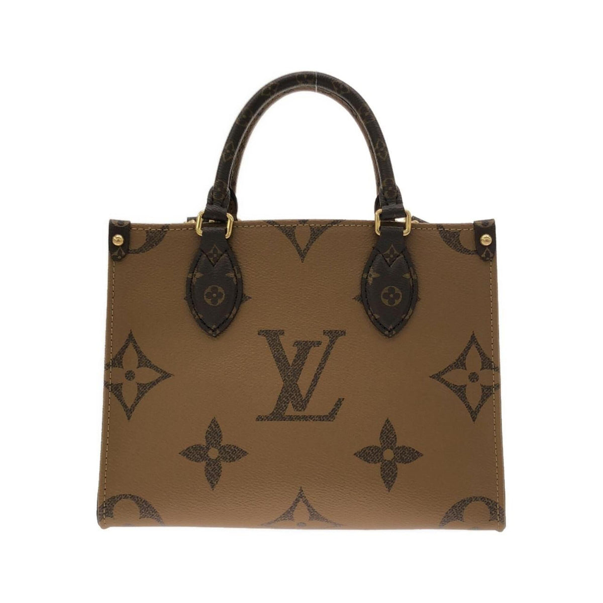 Louis Vuitton Marron Coated Canvas Handbag (Pre-Owned)