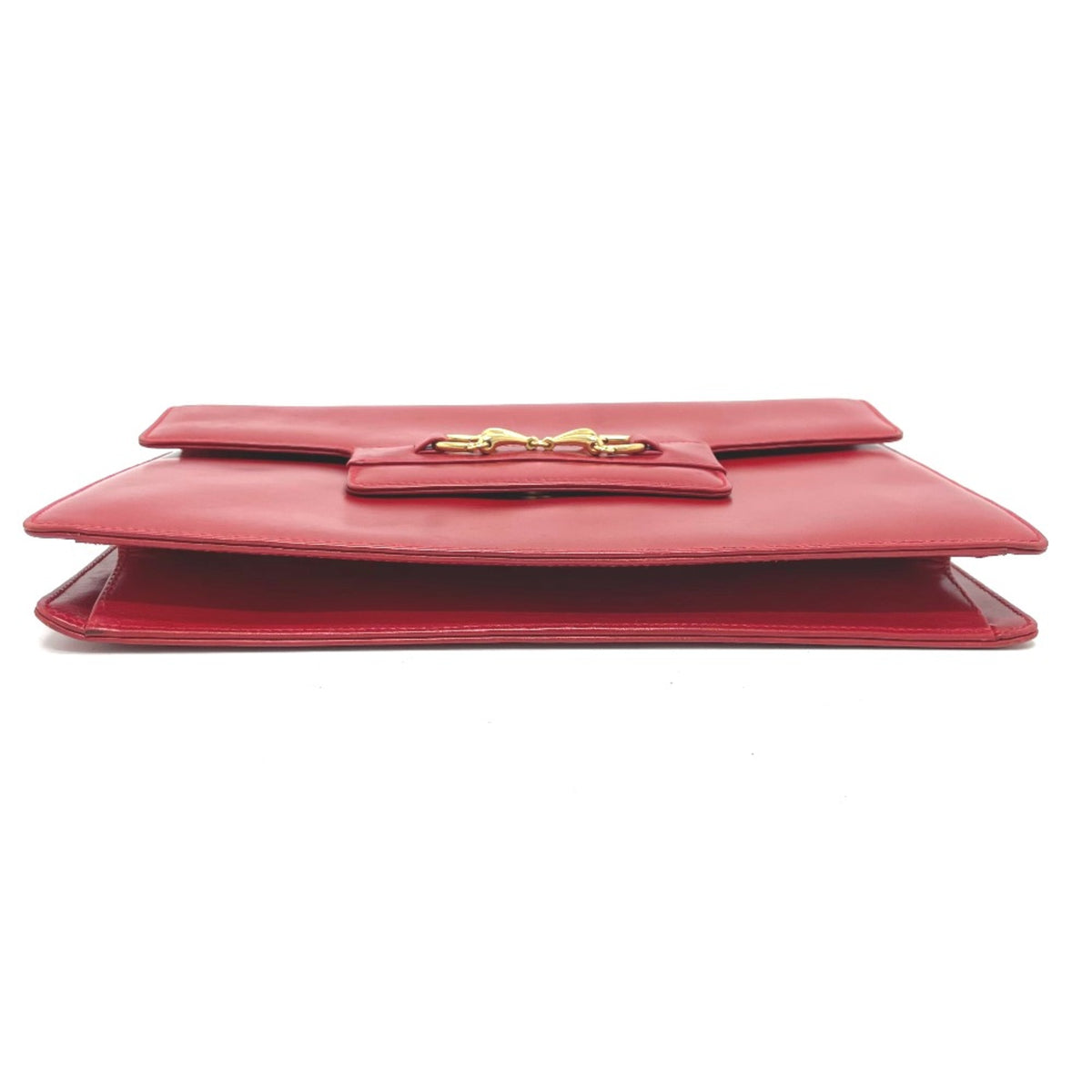 Gucci Red Leather Shoulder Bag (Pre-Owned)