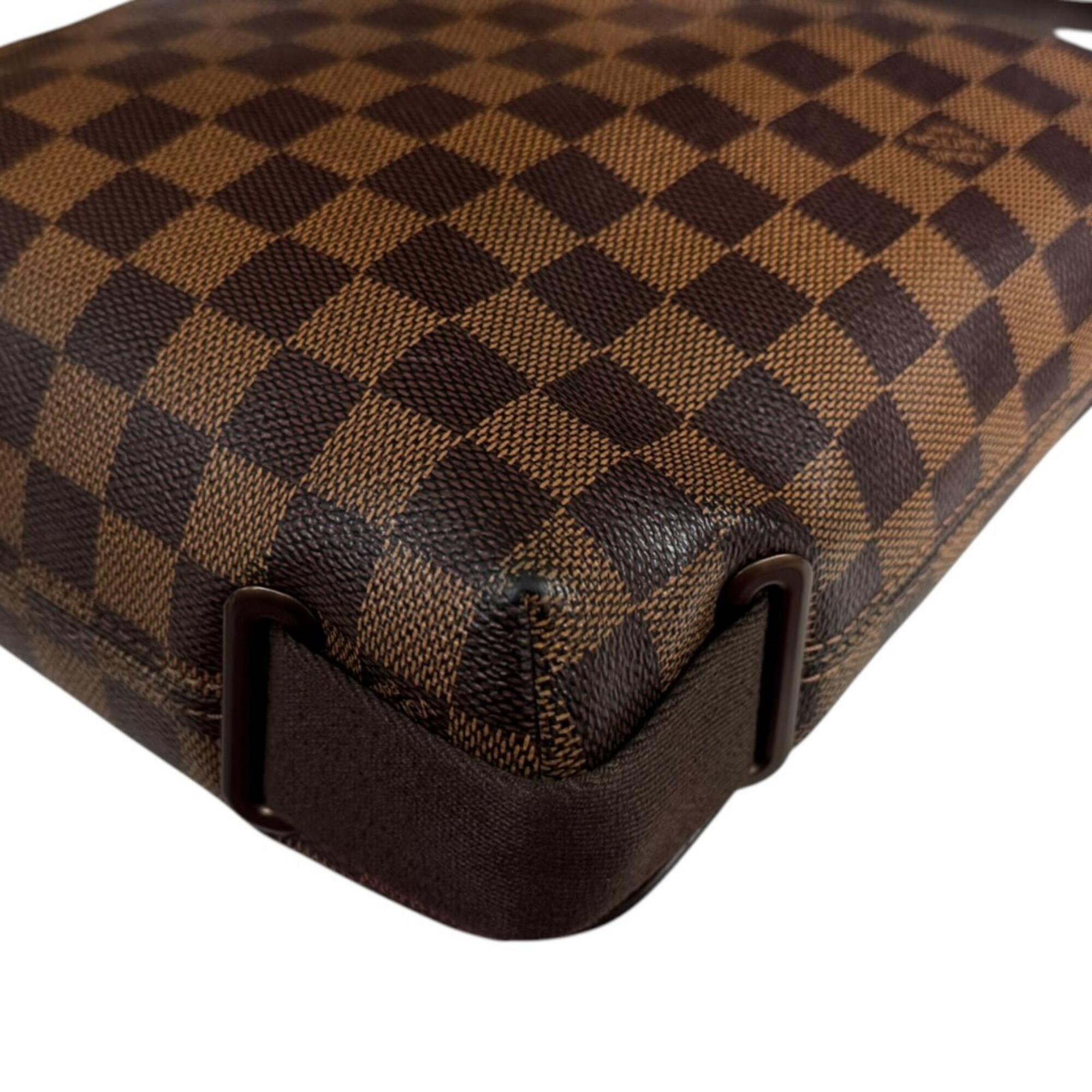 Louis Vuitton Damier Brown Damier Canvas Handbag Shoulder Bag (Pre-Owned)