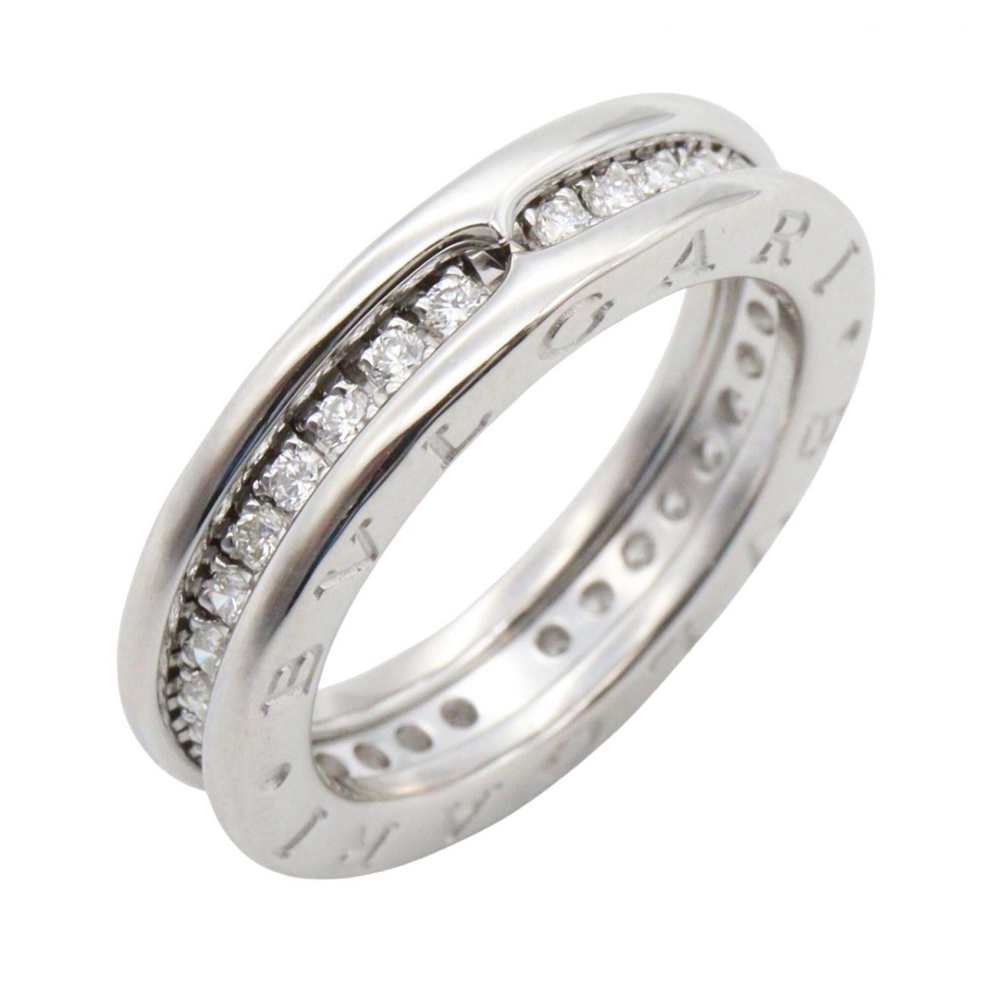 Bvlgari Clear White Gold White Gold (18K) Couple Ring (Pre-Owned)