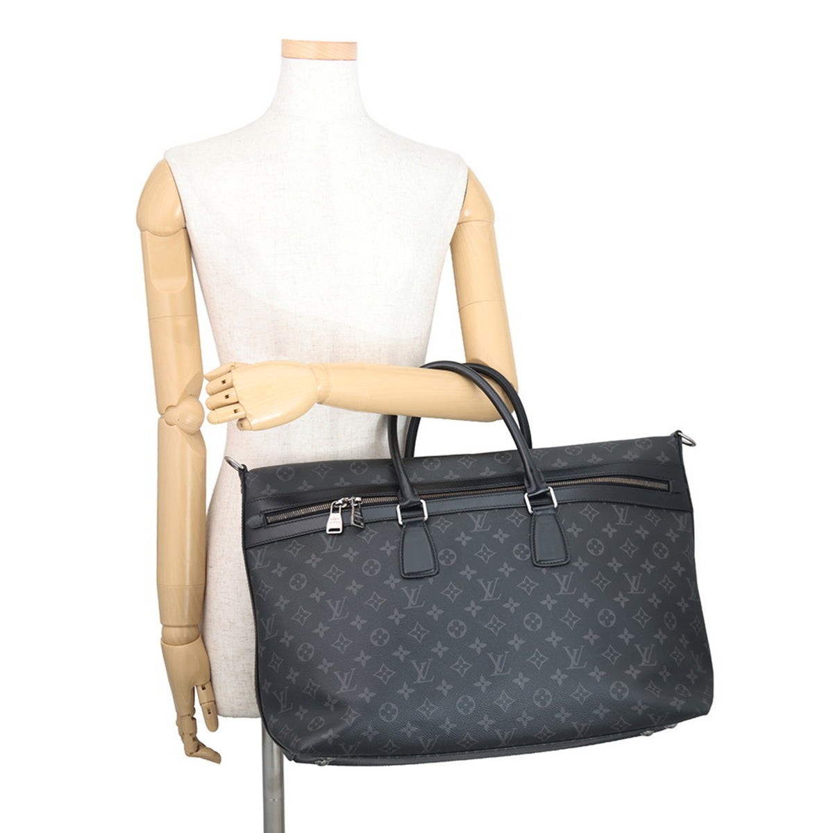Louis Vuitton Monogram Eclipse Noir Monogram Eclipse Handbag Tote Bag (Pre-Owned)